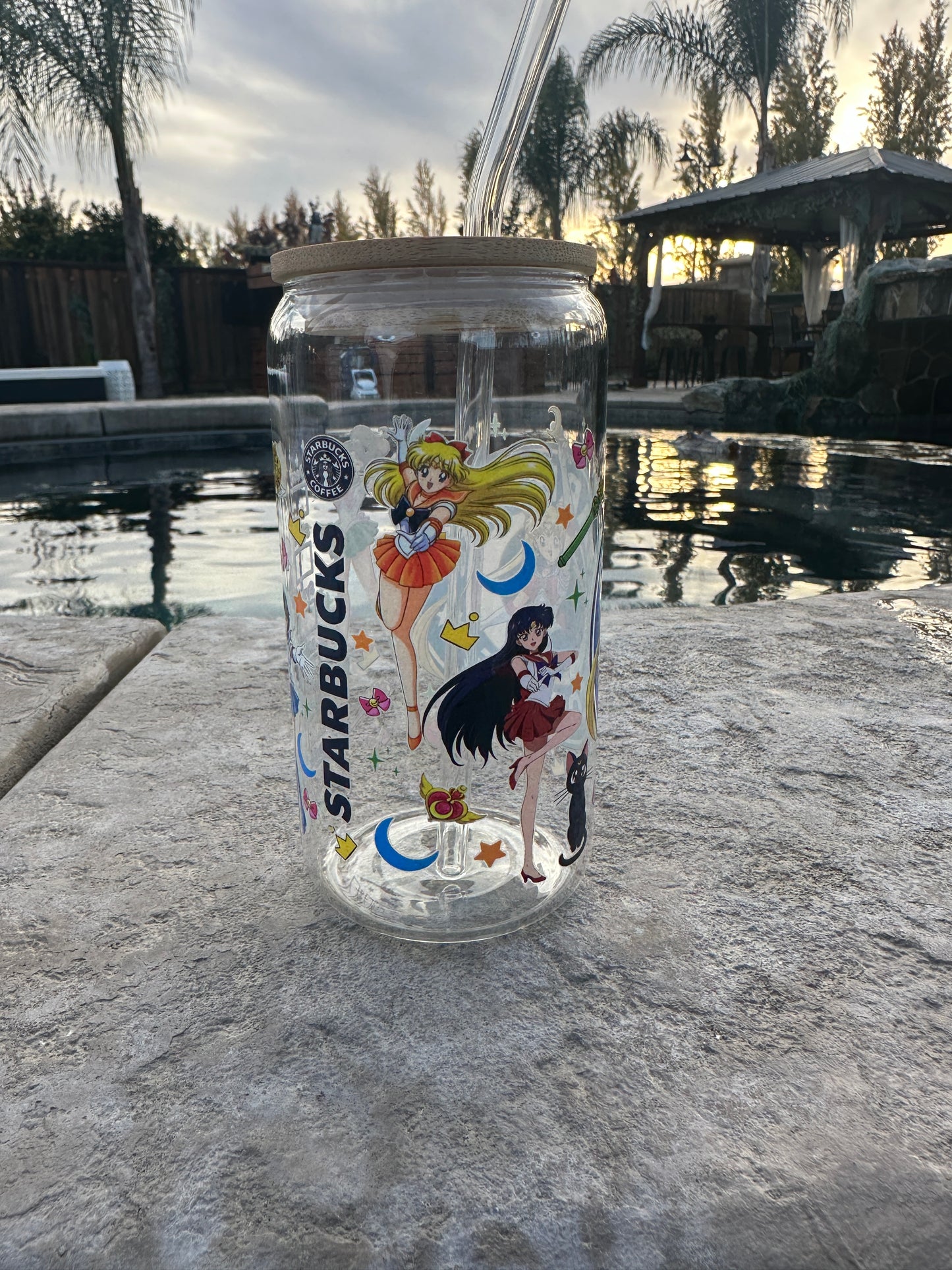 Sailor moon Libby glass can