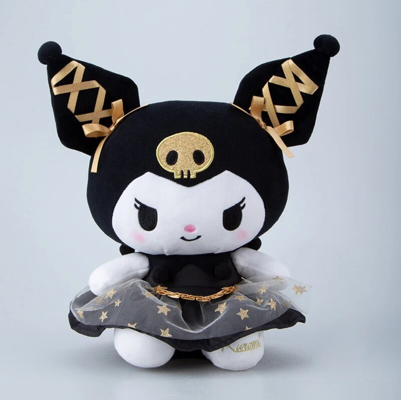 Kawaii Black and gold Kitty and Friends plush