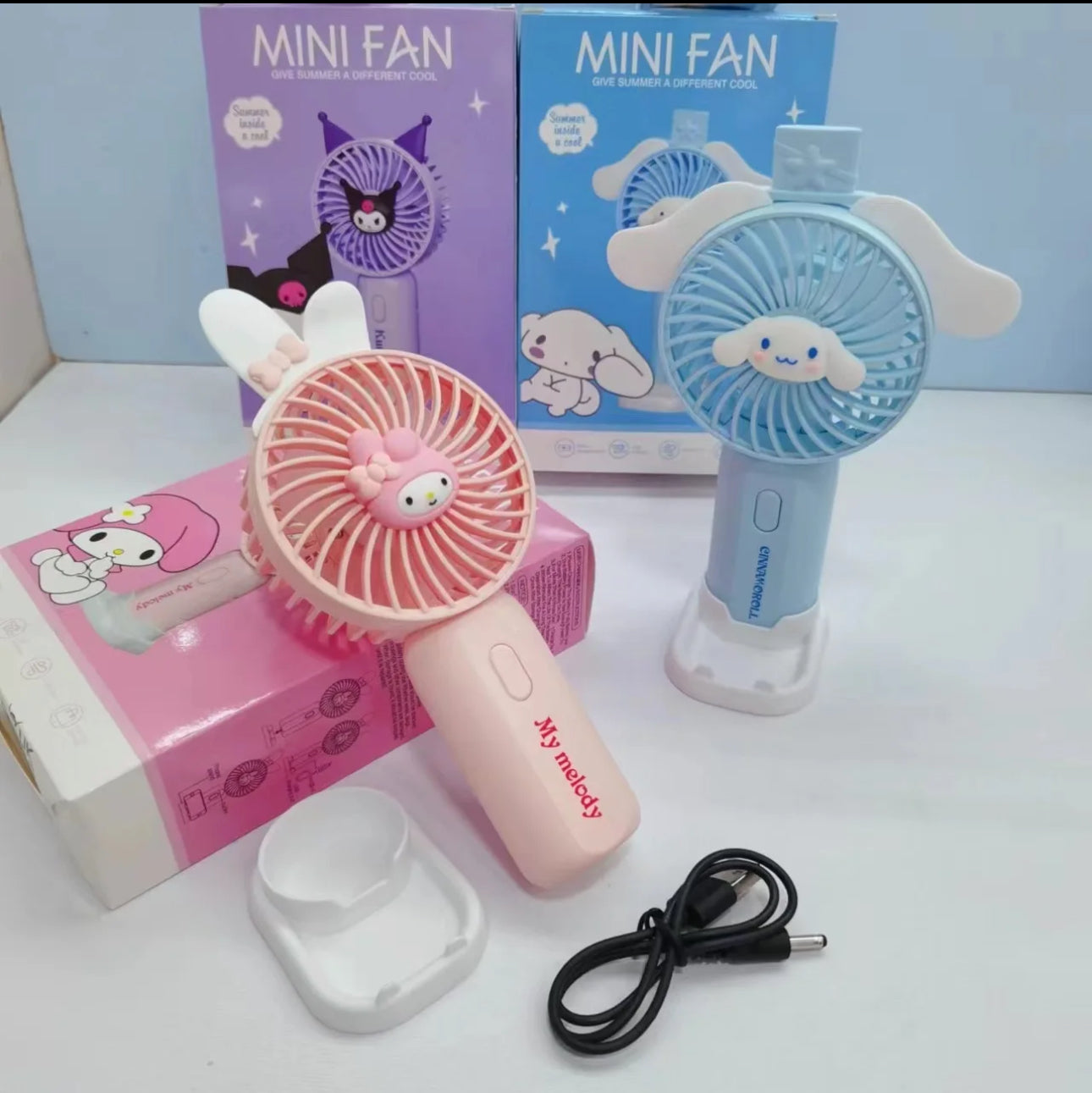Sanrio Mini Portable Fans