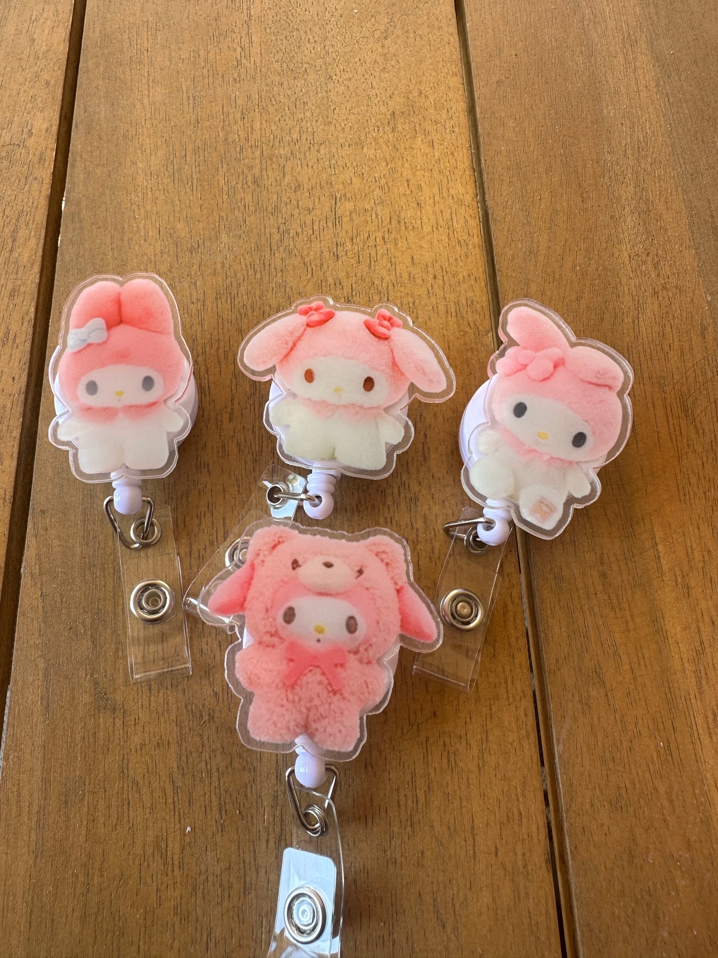 Kitty and Friends Kawaii Badge Reel ID Holders