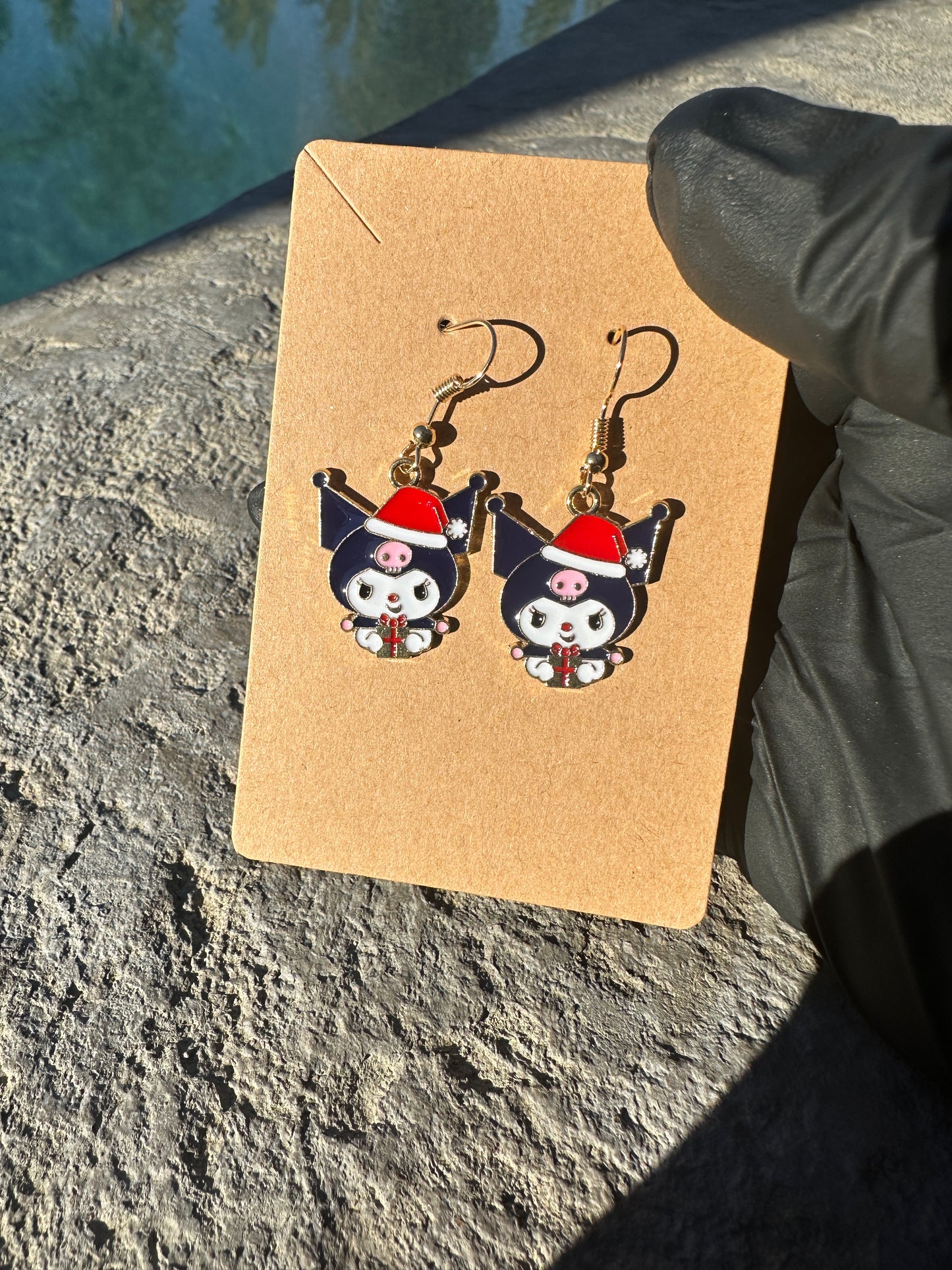 Kawaii Christmas earrings