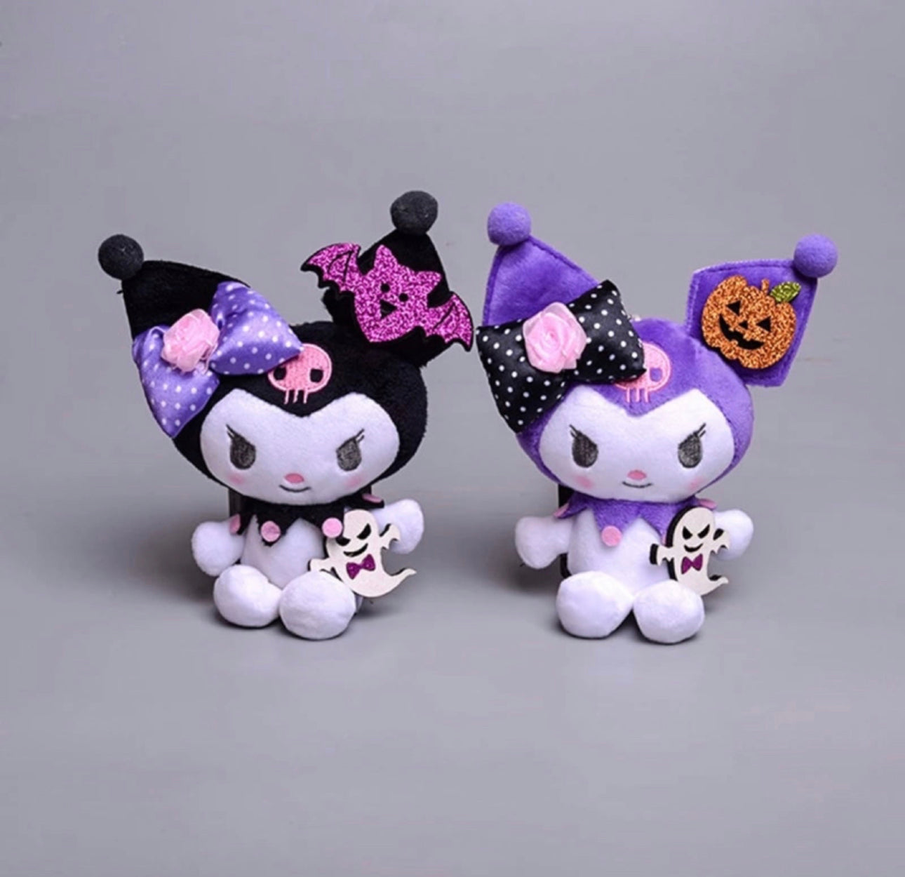 Kuromi Halloween Keychain plushies