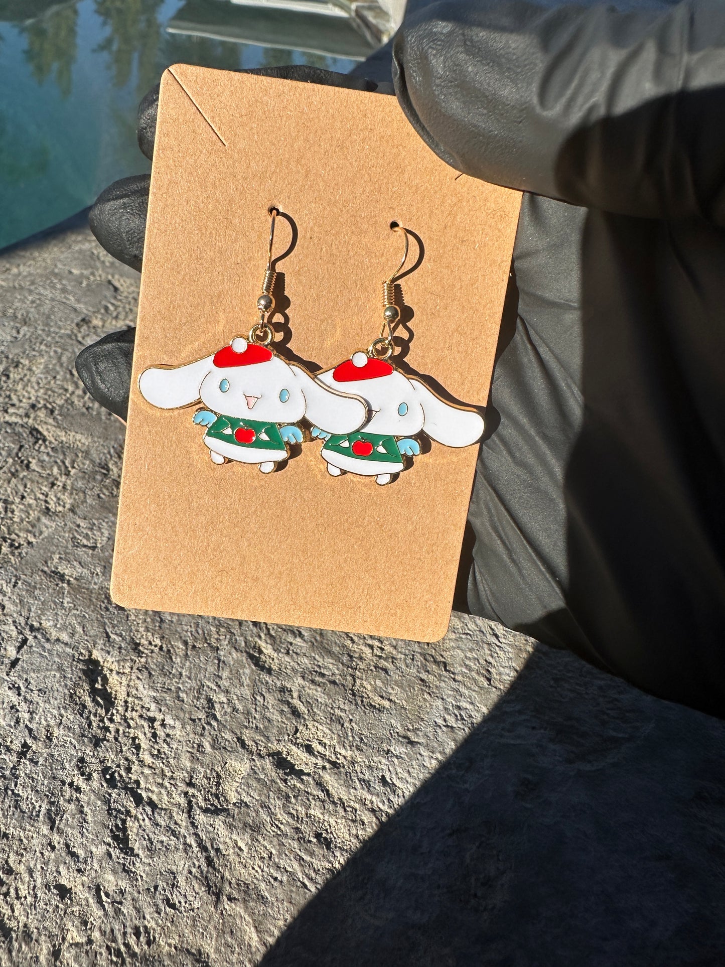 Kawaii Christmas earrings