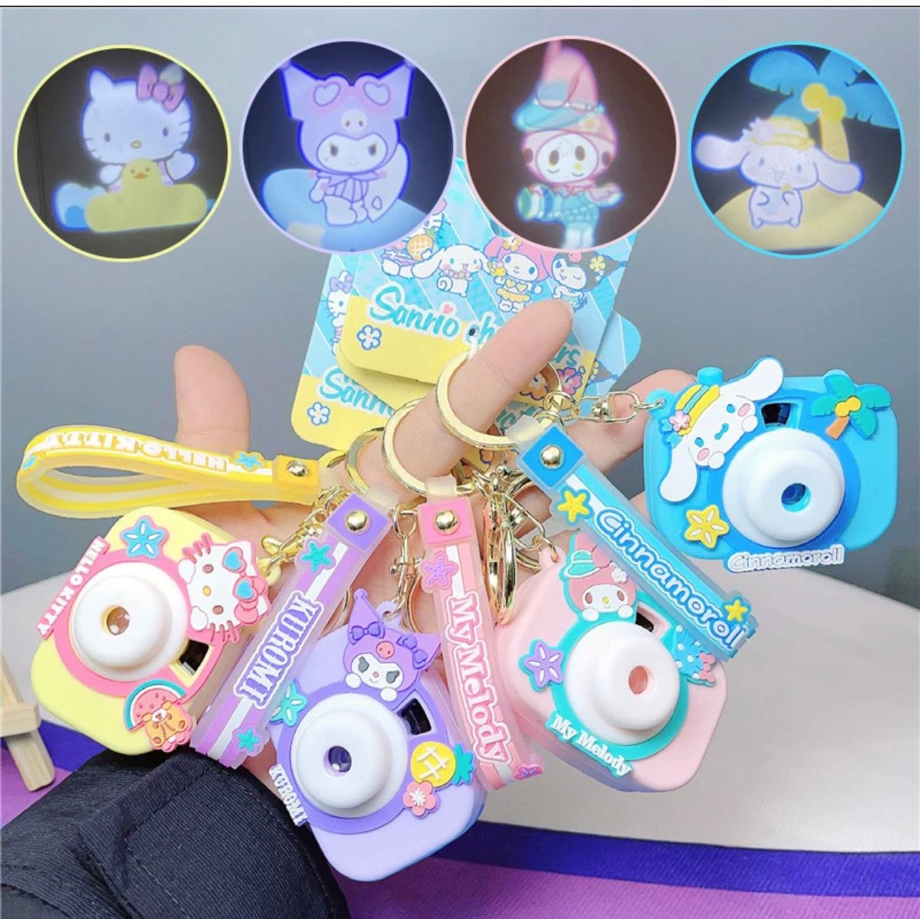 Kawaii Projector Keychains