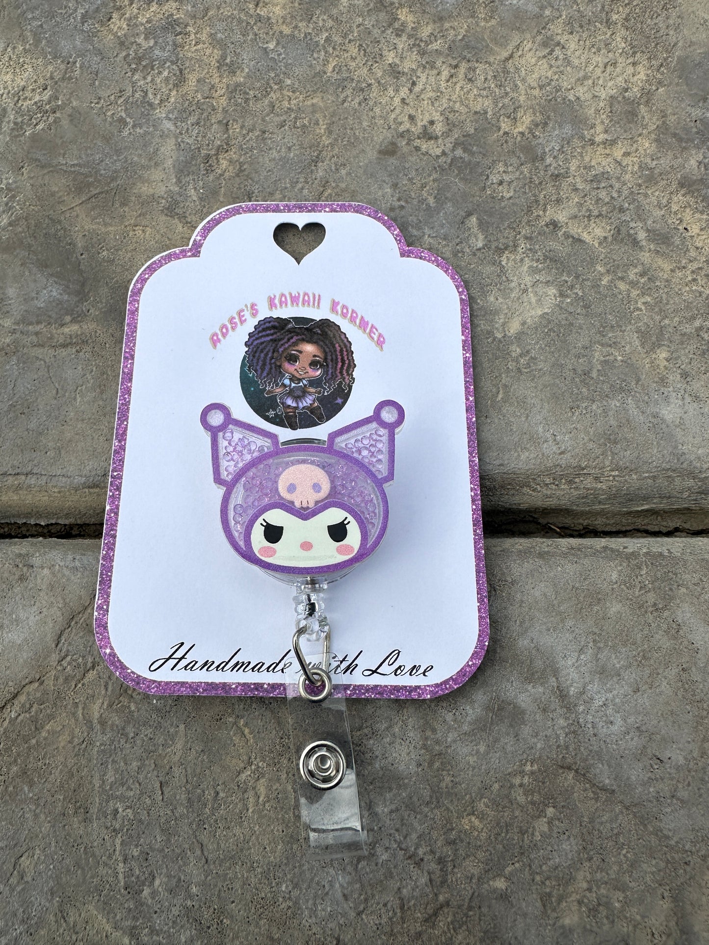 Sanrio Kawaii Shaker badge reel