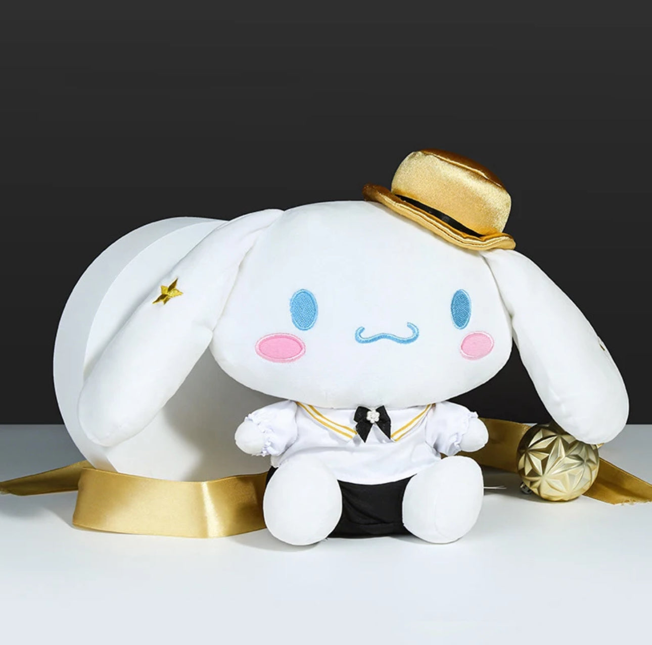 Kawaii Black and gold Kitty and Friends plush