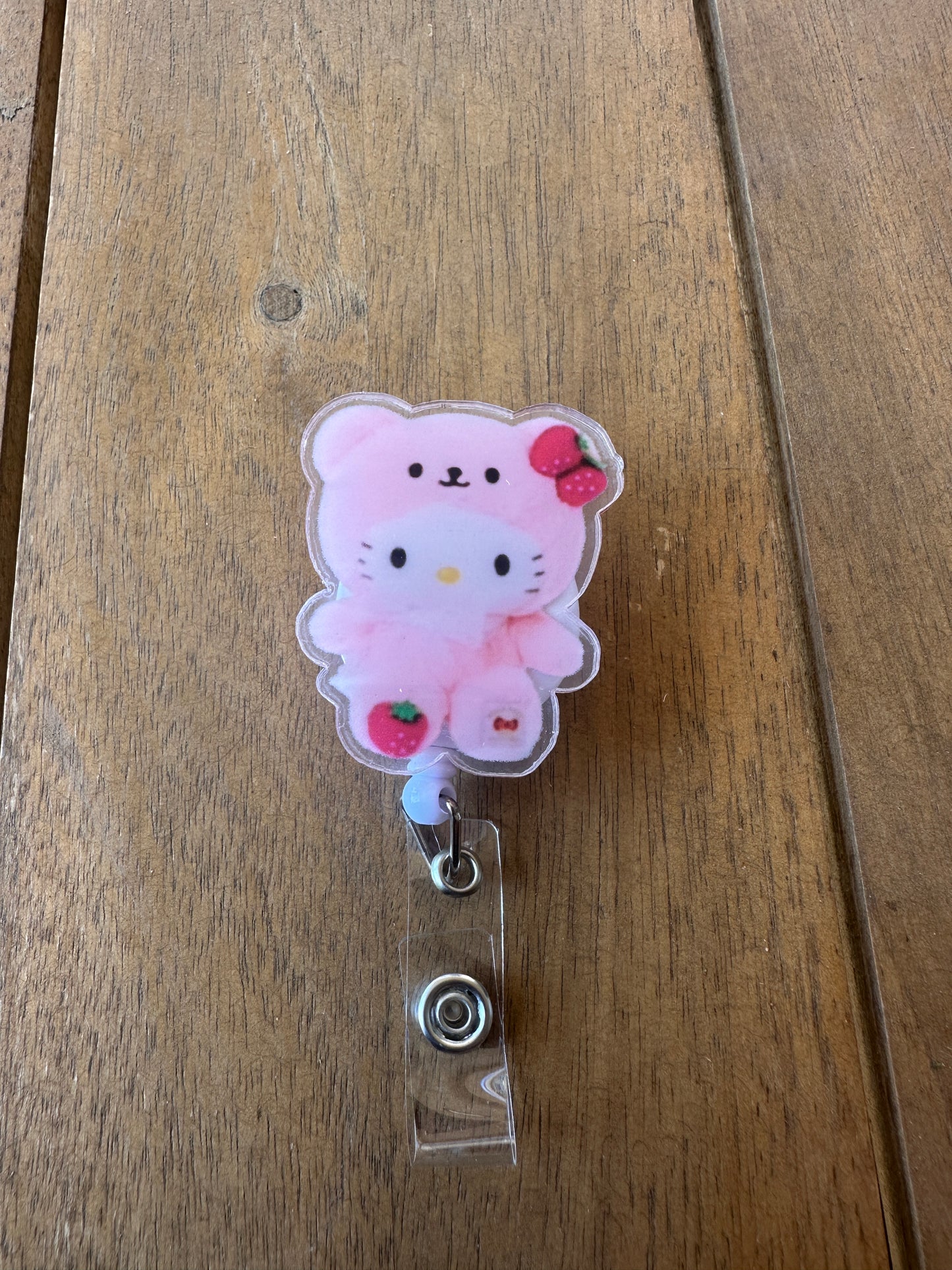 Kitty and Friends Kawaii Badge Reel ID Holders