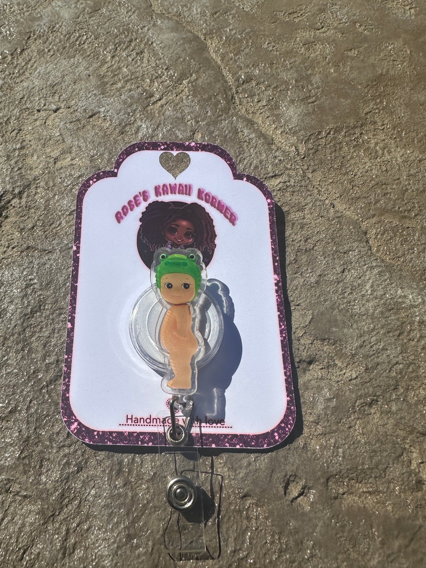 Sonny Angel inspired badge reels Acrylic