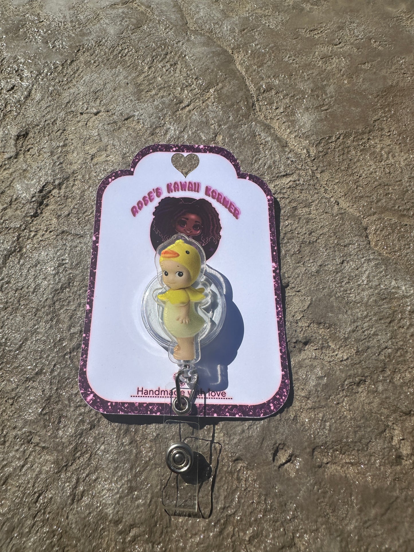 Sonny Angel inspired badge reels Acrylic