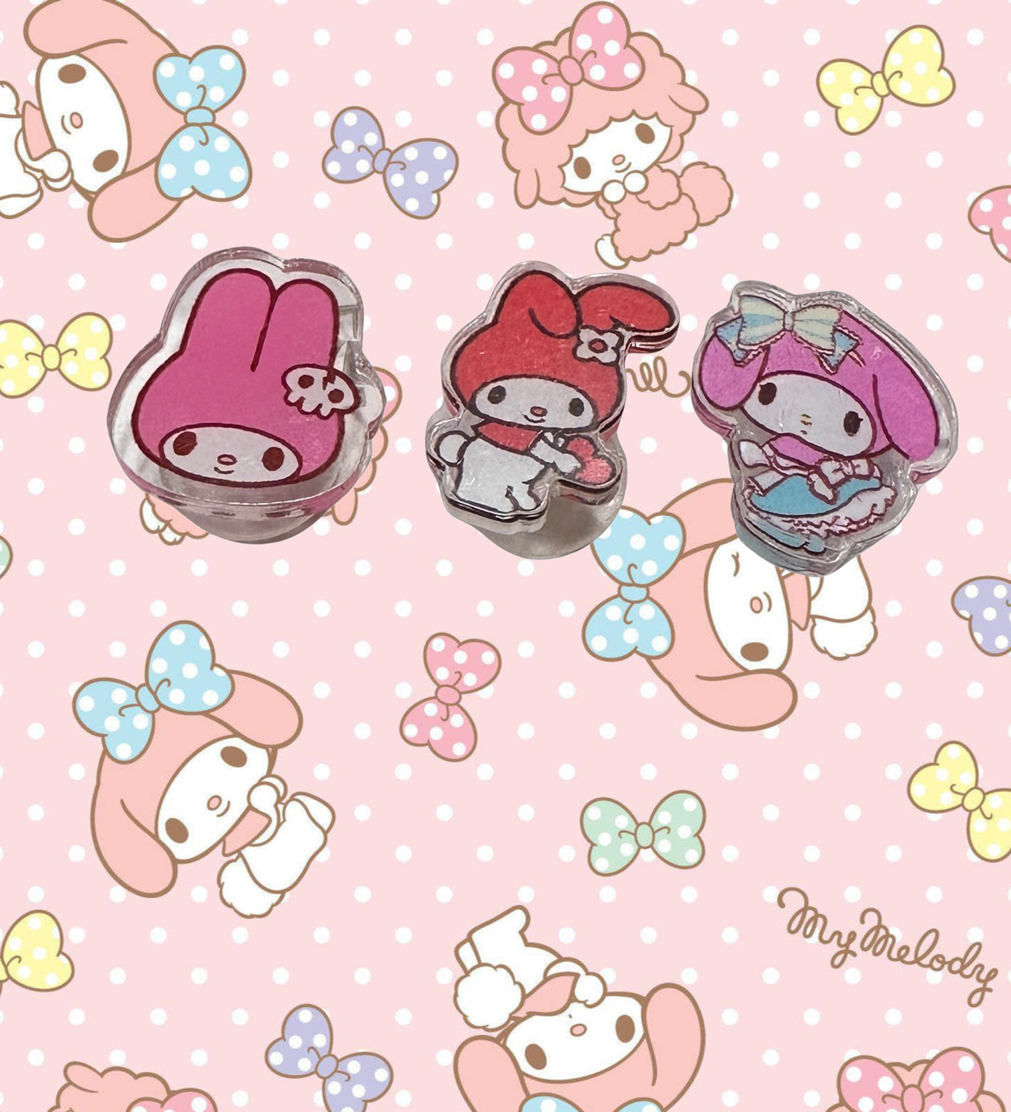 My Melody shoe charms| kawaii | 1,3,5,10 pcs