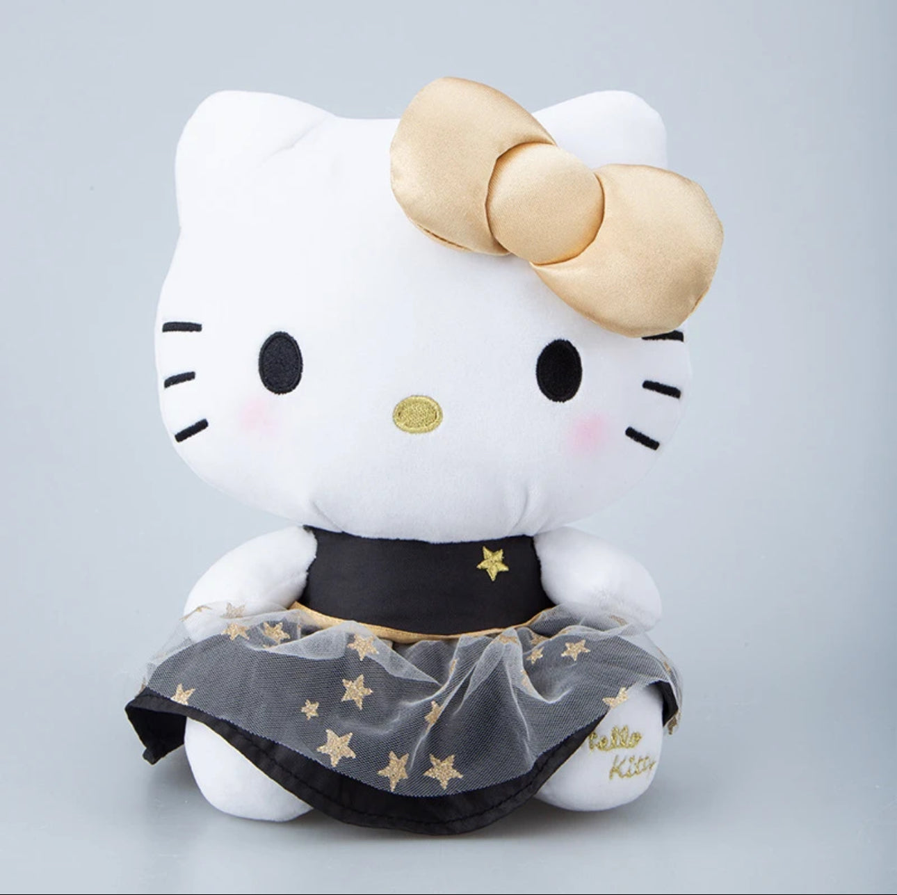 Kawaii Black and gold Kitty and Friends plush