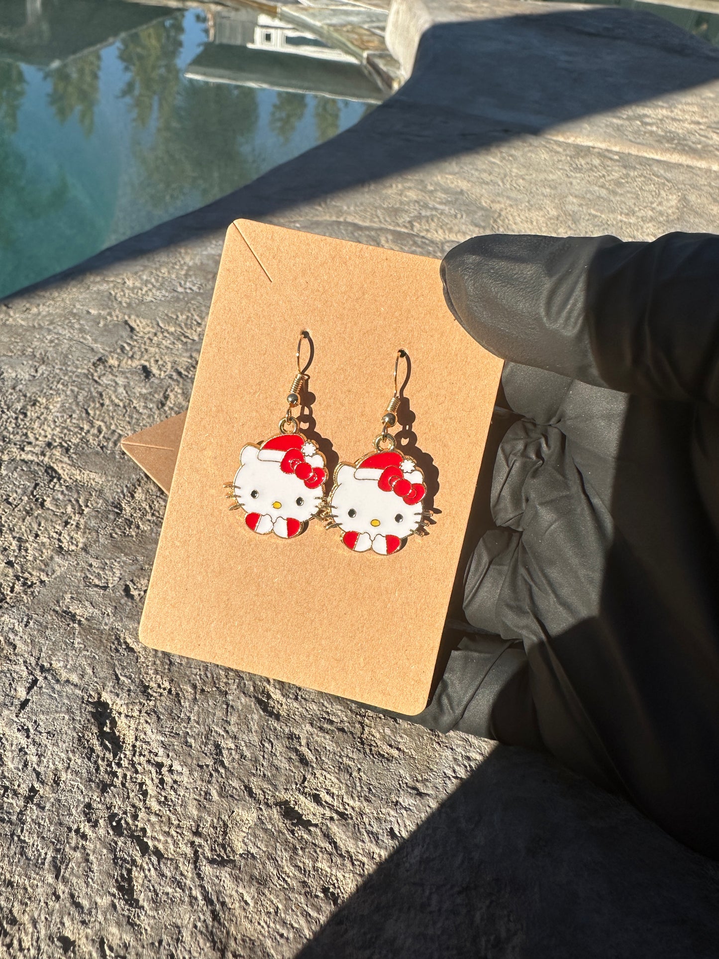 Kawaii Christmas earrings
