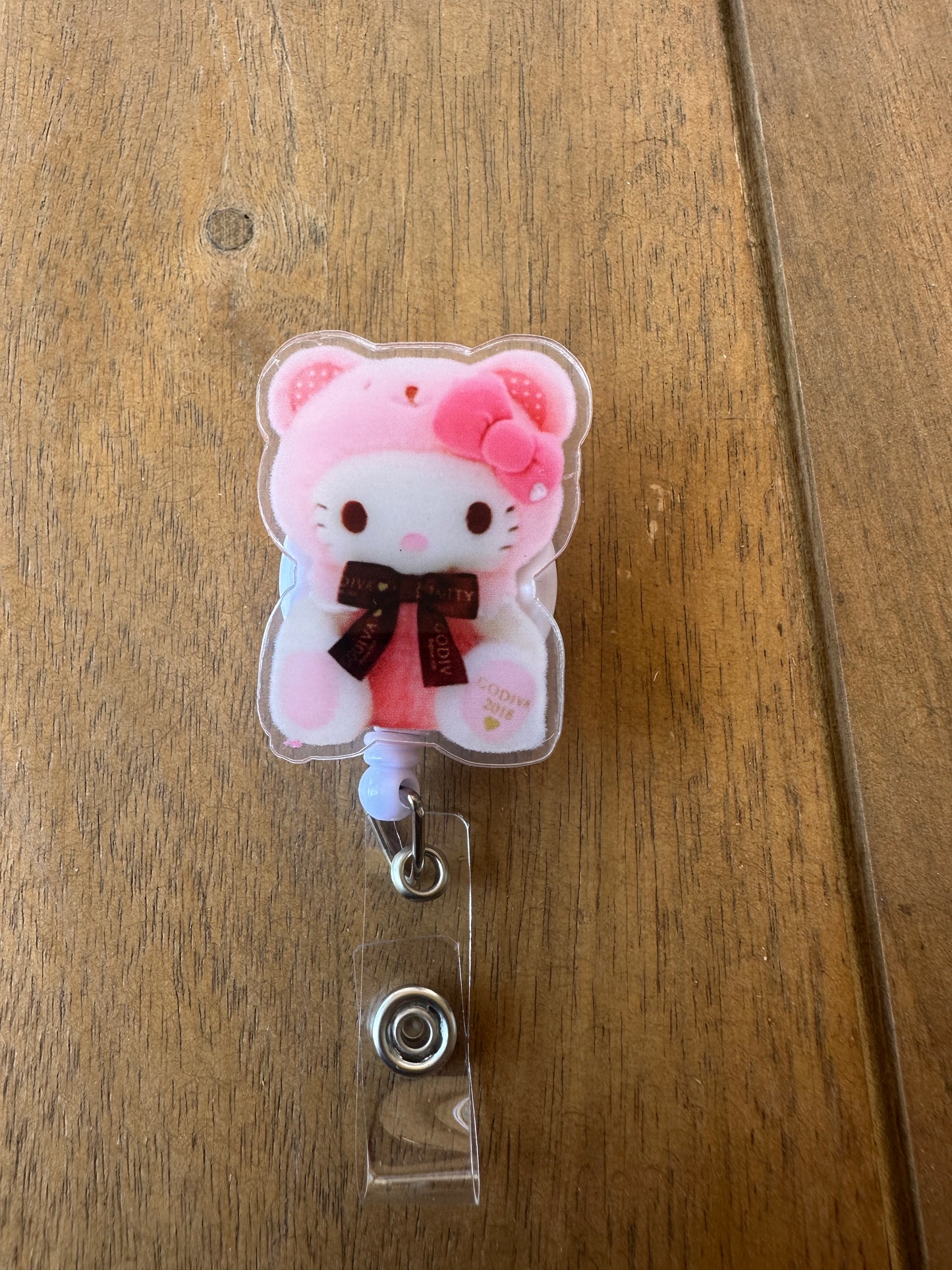 Kitty and Friends Kawaii Badge Reel ID Holders