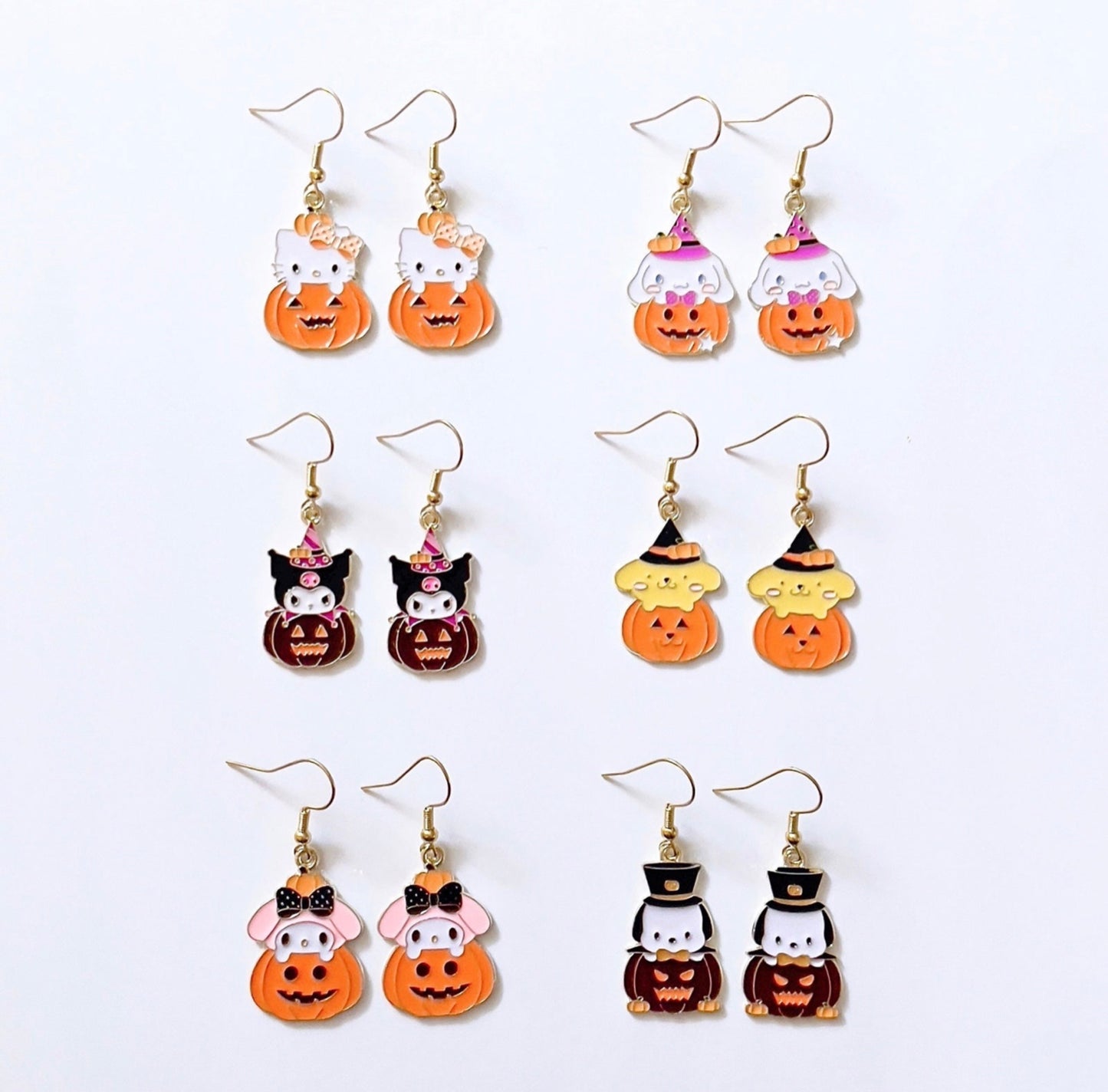 Halloween sanrio pumpkin Earrings