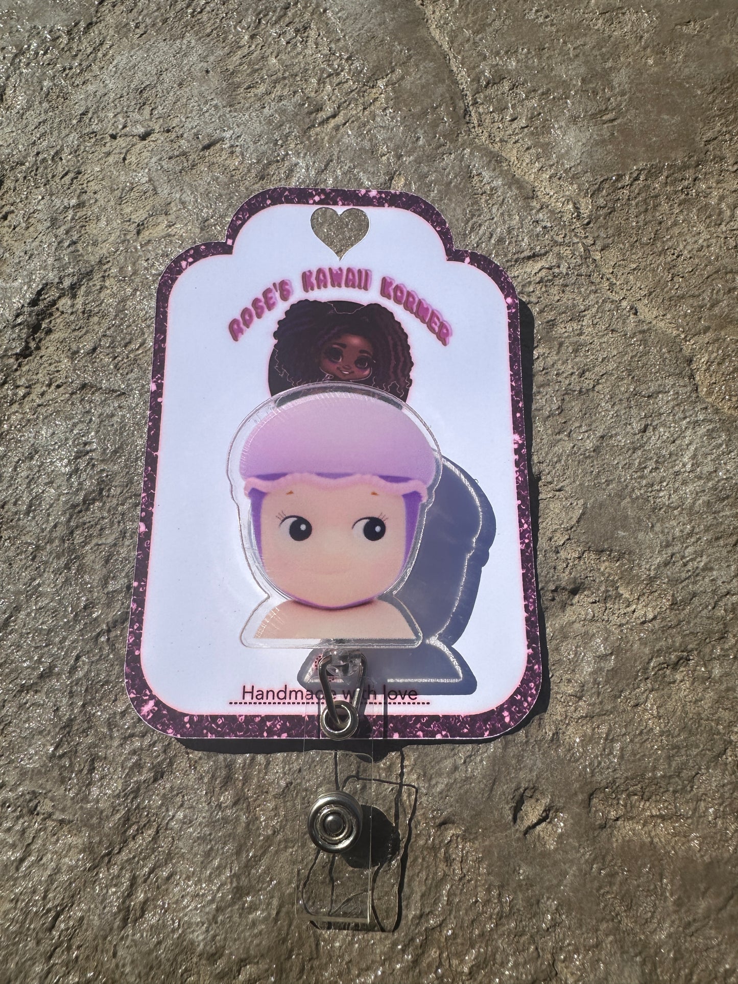 Sonny Angel inspired badge reels Acrylic