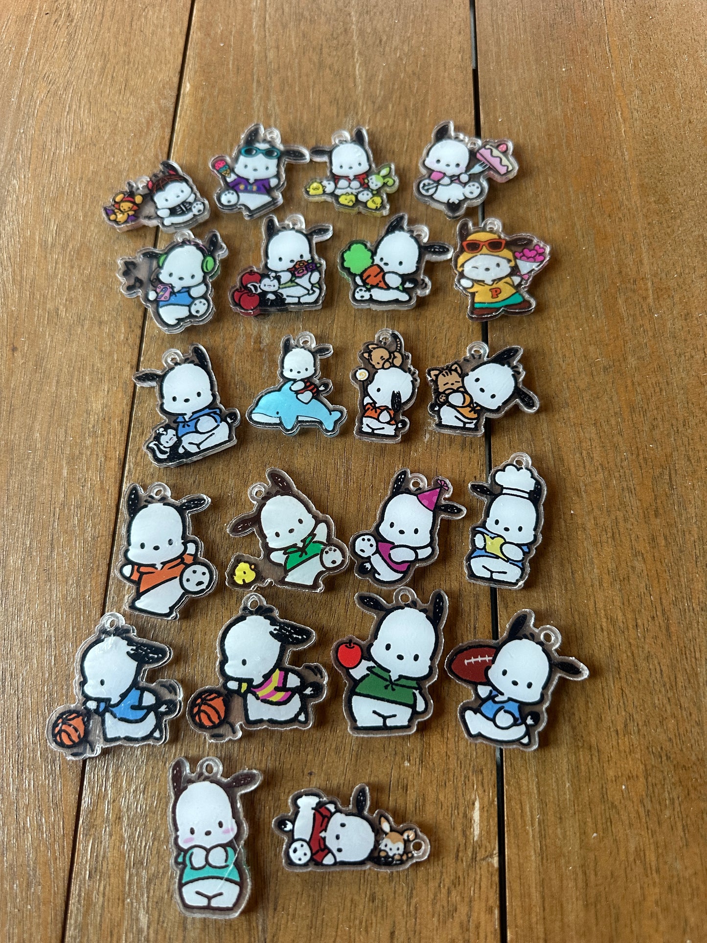 Pochacco badge reel carabiner ID holder 