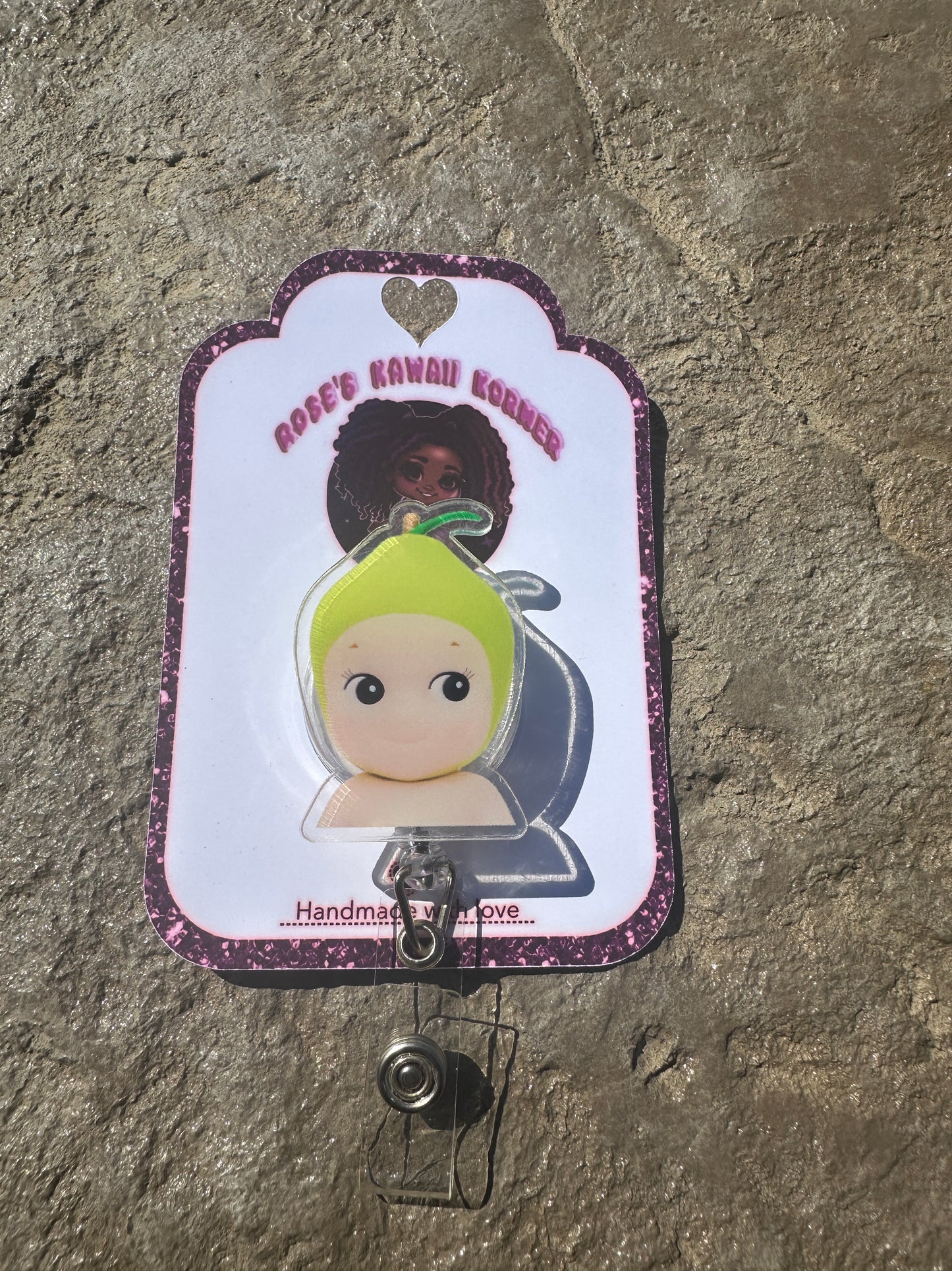 Sonny Angel inspired badge reels Acrylic