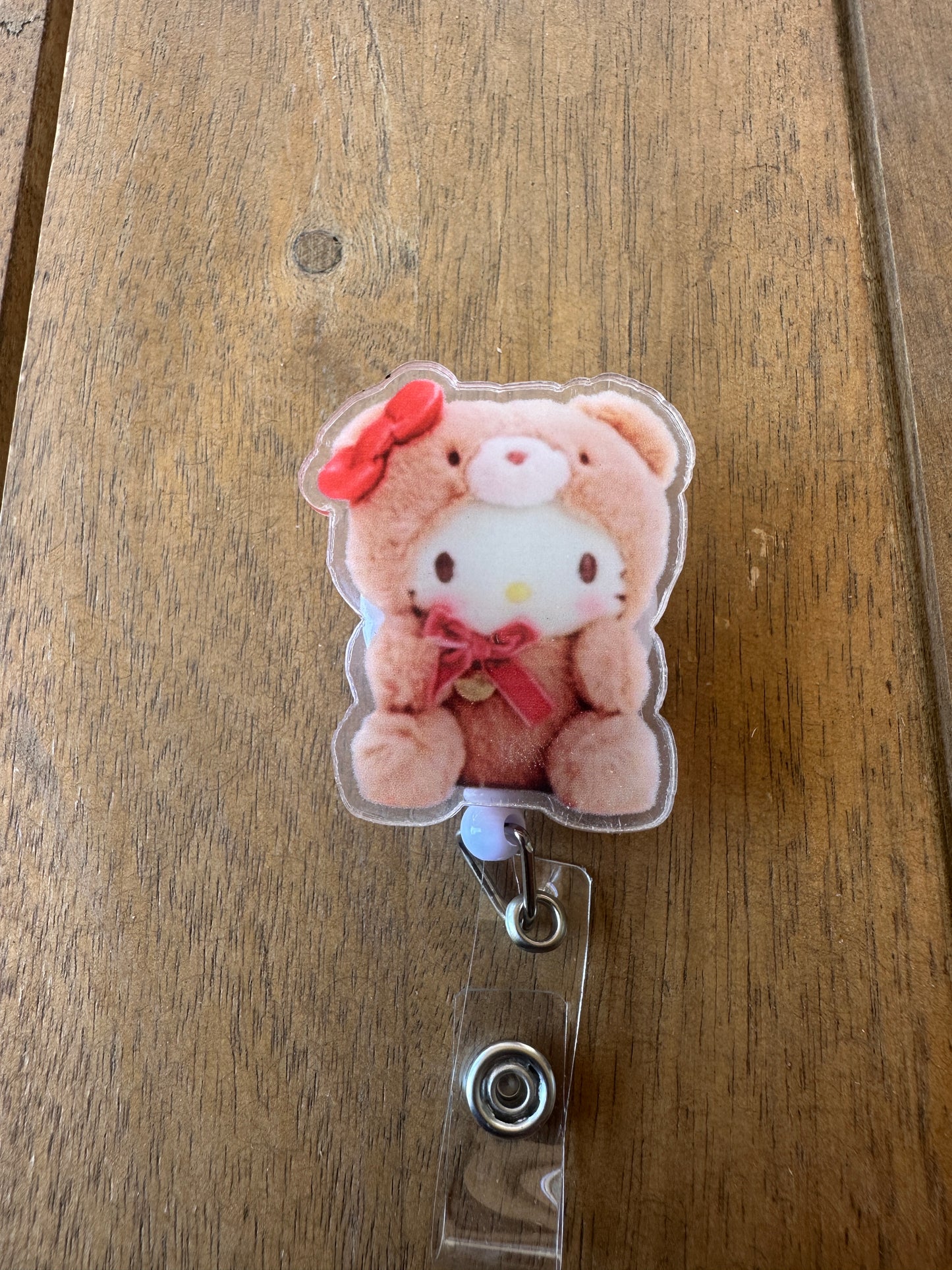 Kitty and Friends Kawaii Badge Reel ID Holders