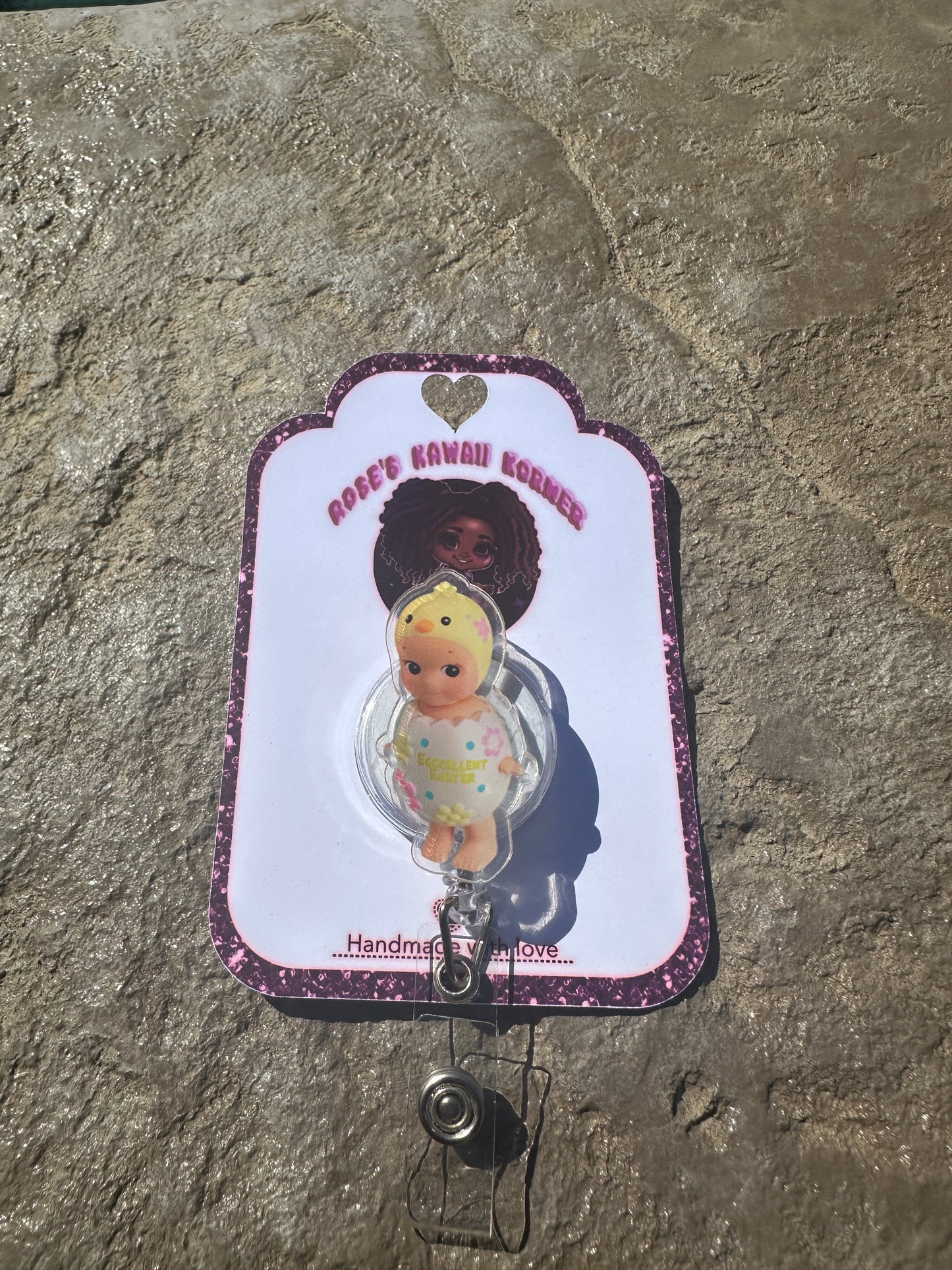 Sonny Angel inspired badge reels Acrylic