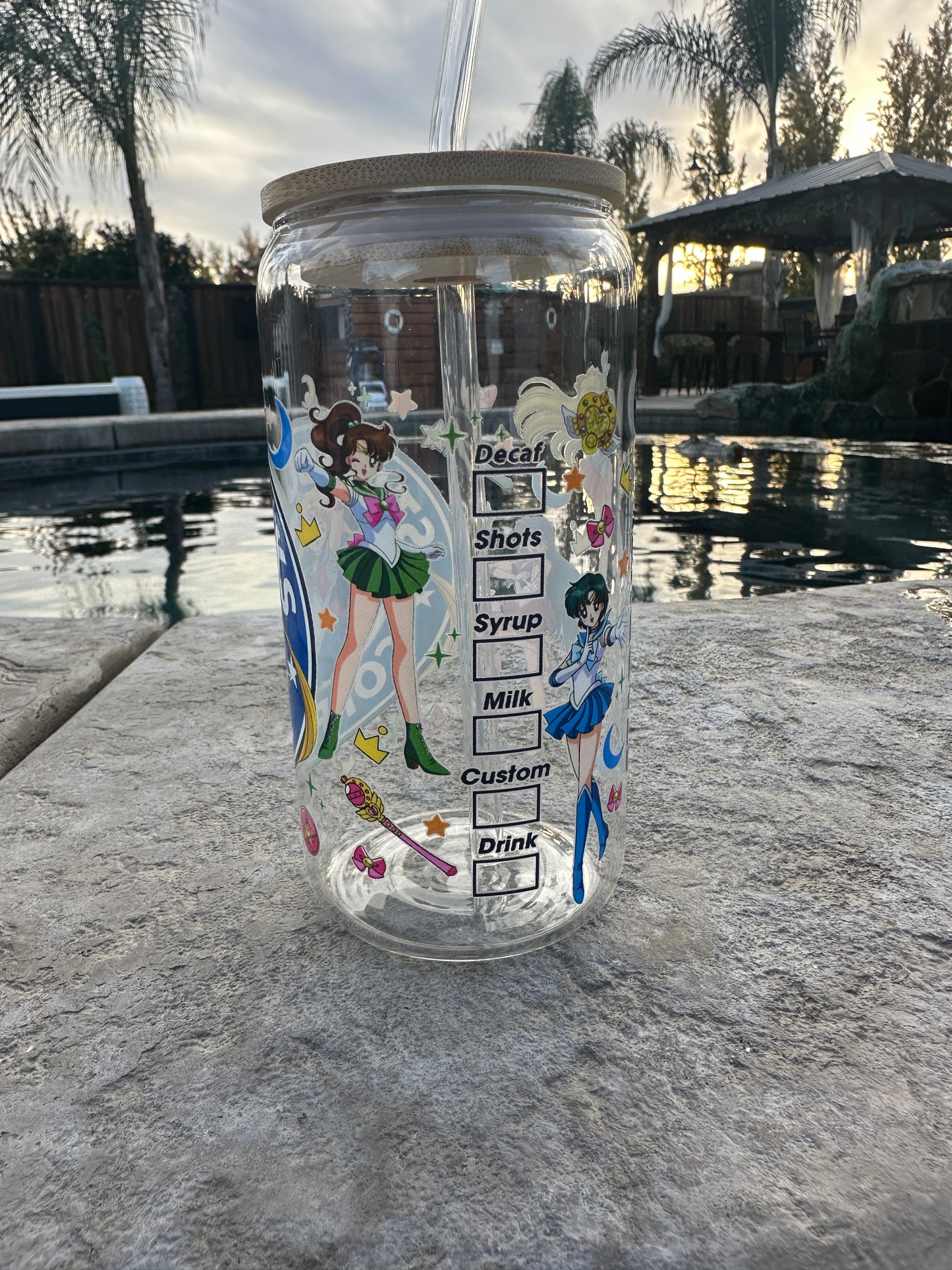 Sailor moon Libby glass can