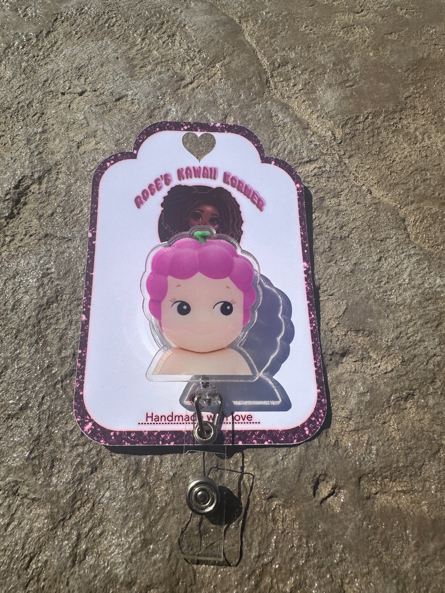 Sonny Angel inspired badge reels Acrylic