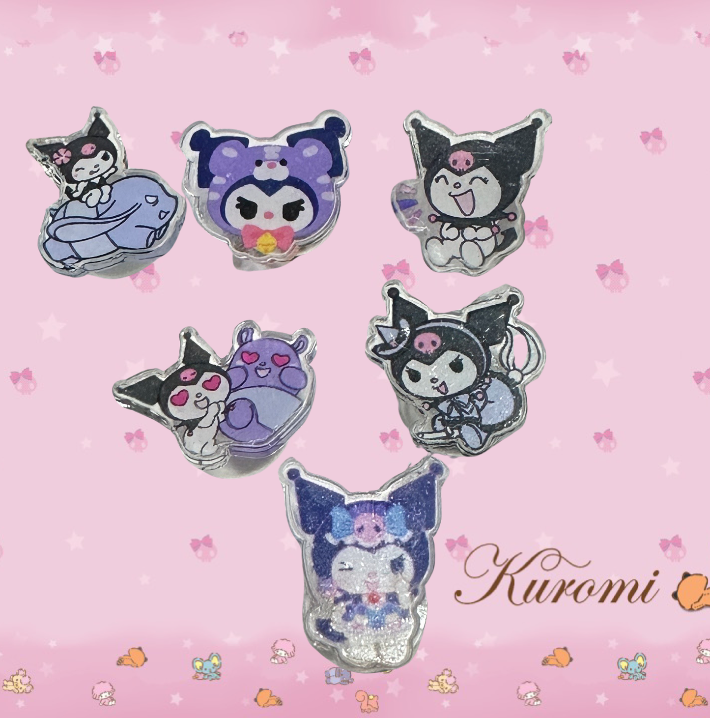 Kuromi shoe charms| kawaii | 1,3,5,10 pcs