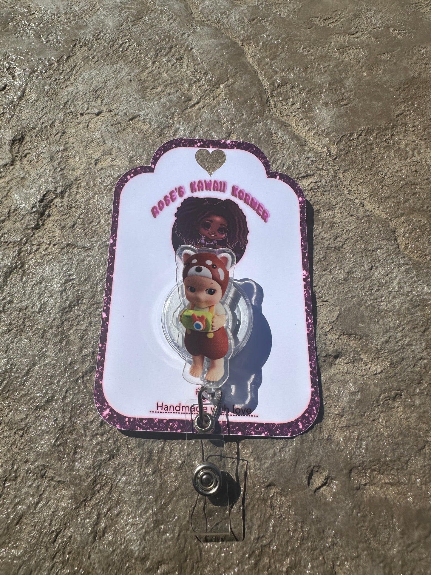 Sonny Angel inspired badge reels Acrylic