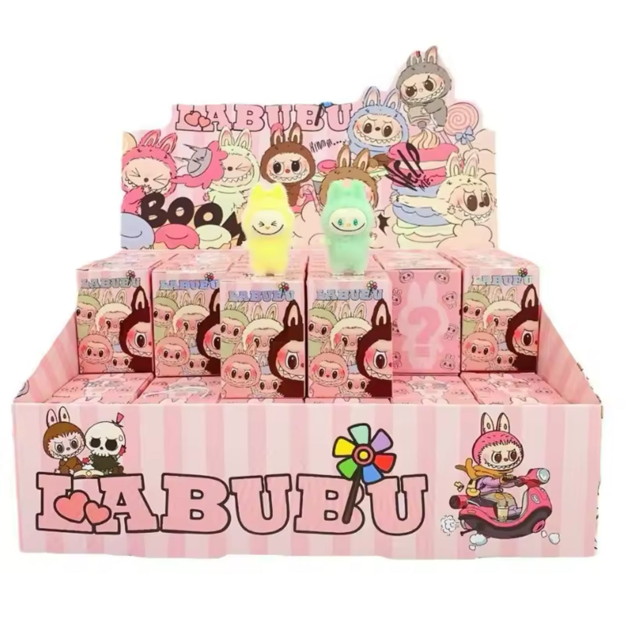 Labubu Mini Mystery Box keychain phone charm dangler