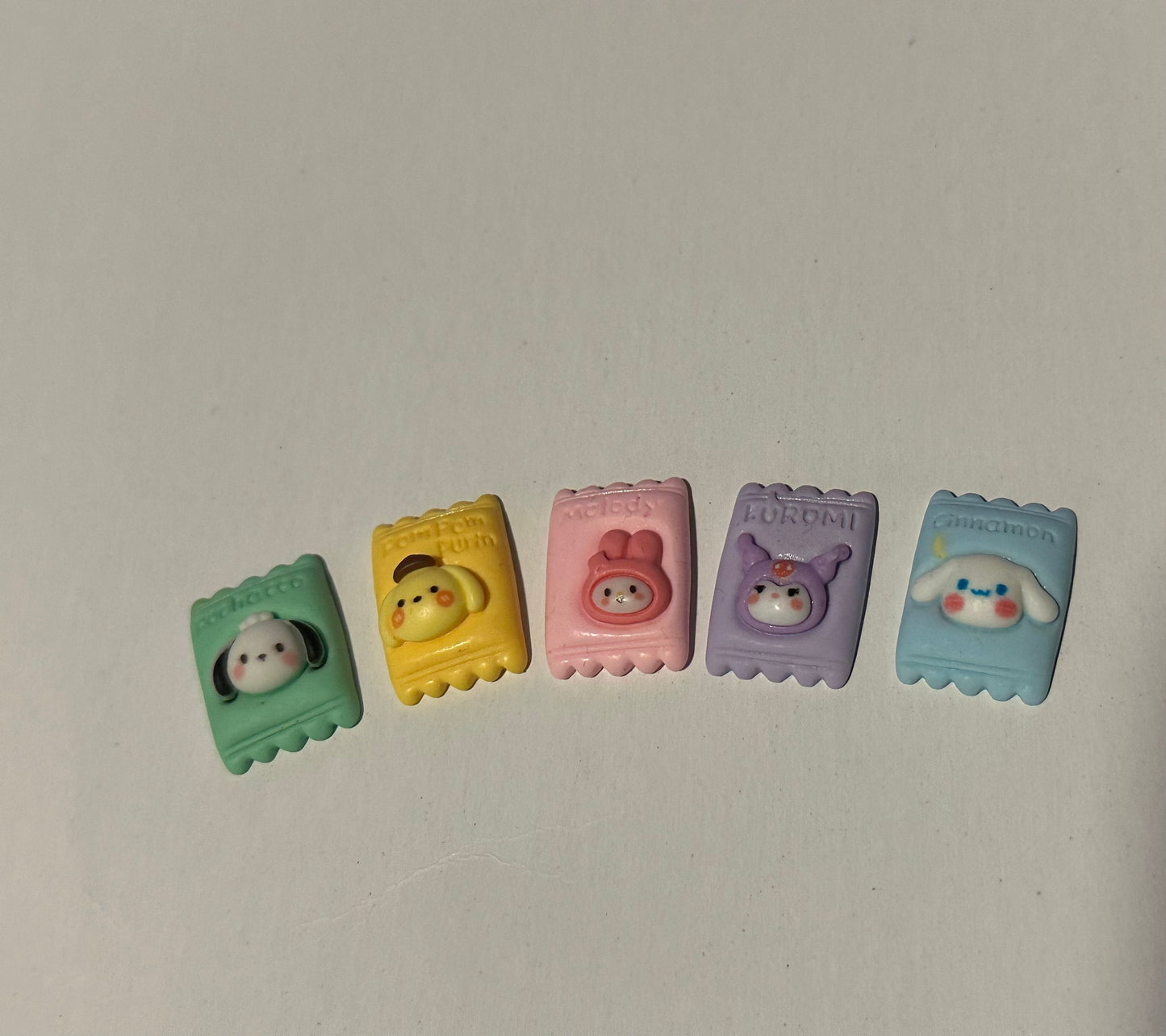 Sanriod | Pochacco | Pastel | Melody | Kuromi | Candy | Shoe Charms| H Kitty| Kawaii| Glitter and Acrylic|