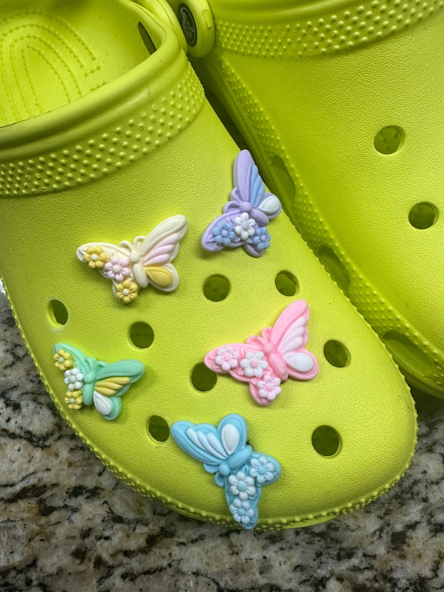 Butterfly | Butterfly charms | Pastel | flowers | Butterflies | cute| Shoe charms | Mothers day | beautiful | Pastel butterfly