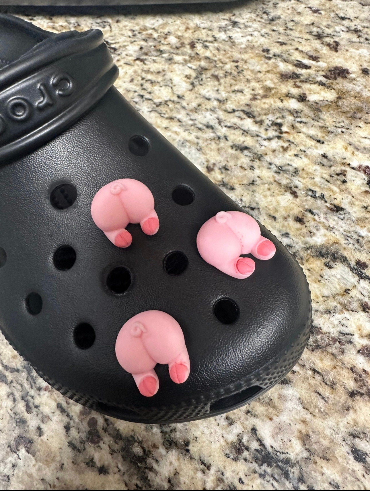 Kawaii | PIG BUTT | pig butt shoe charms | pork bun | butt | cute | Pink | oink | farm | charm | piggy | Piggy Butt