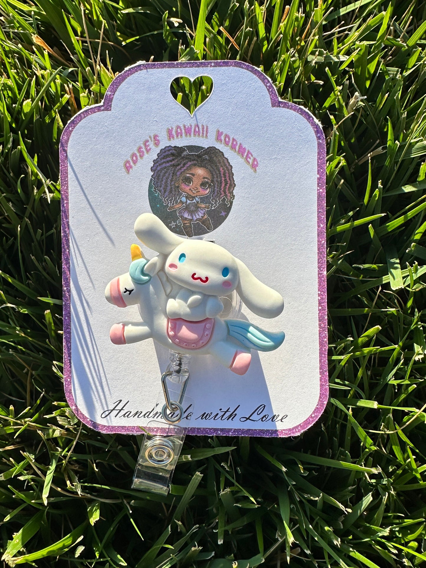 Retractable Badge Reels | Unicorn badge reels | kawaii | Kuro | Melody | Cinnmonroll | Nurse | RN | Dental Assistant | sanriod | ID Holder|