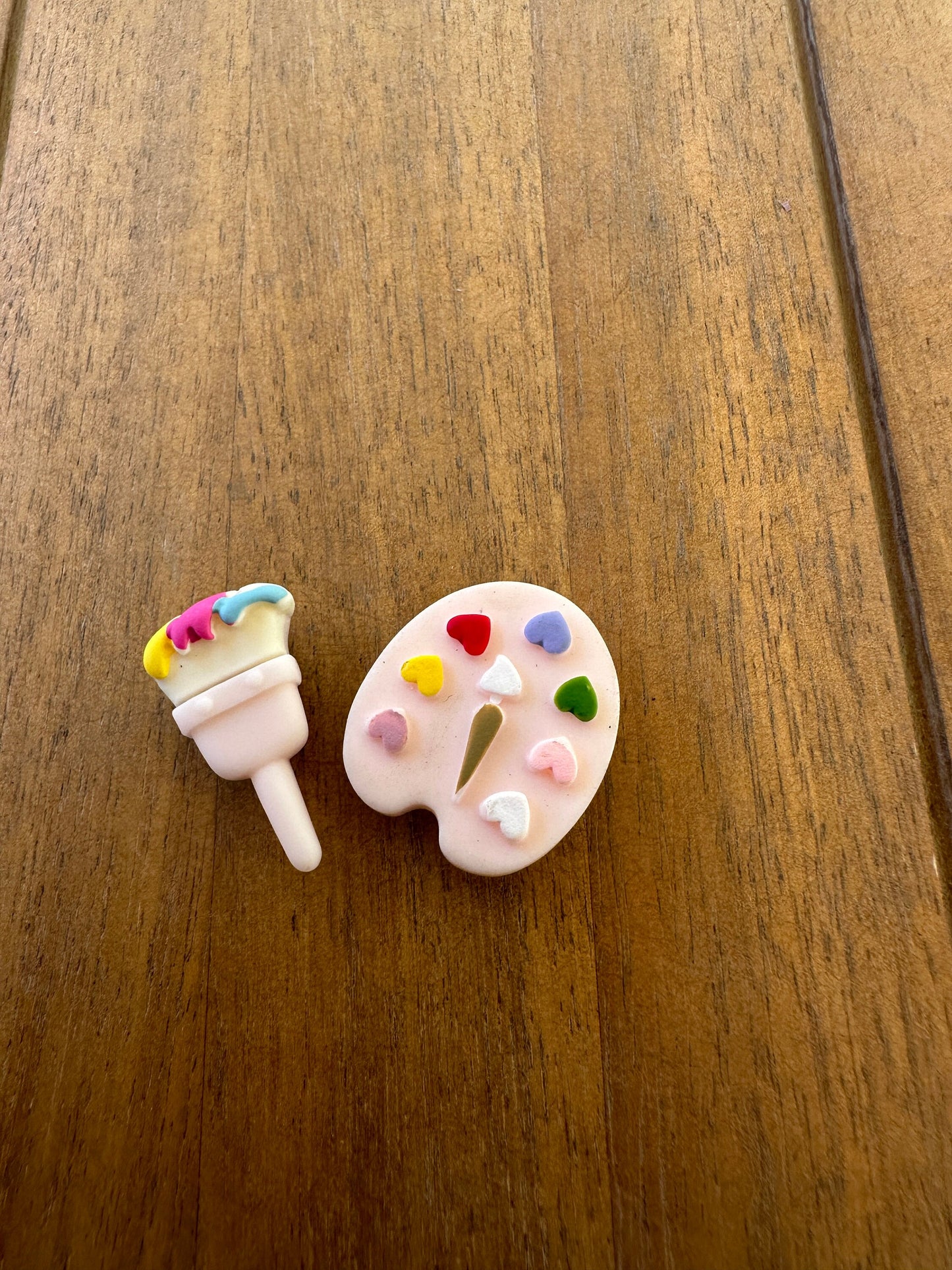 Paint Shoe Charms | Artist Charms | painting | Paint brush Charms | Unique | Gifts for artists | Paint palette | Colors | Artists clogs