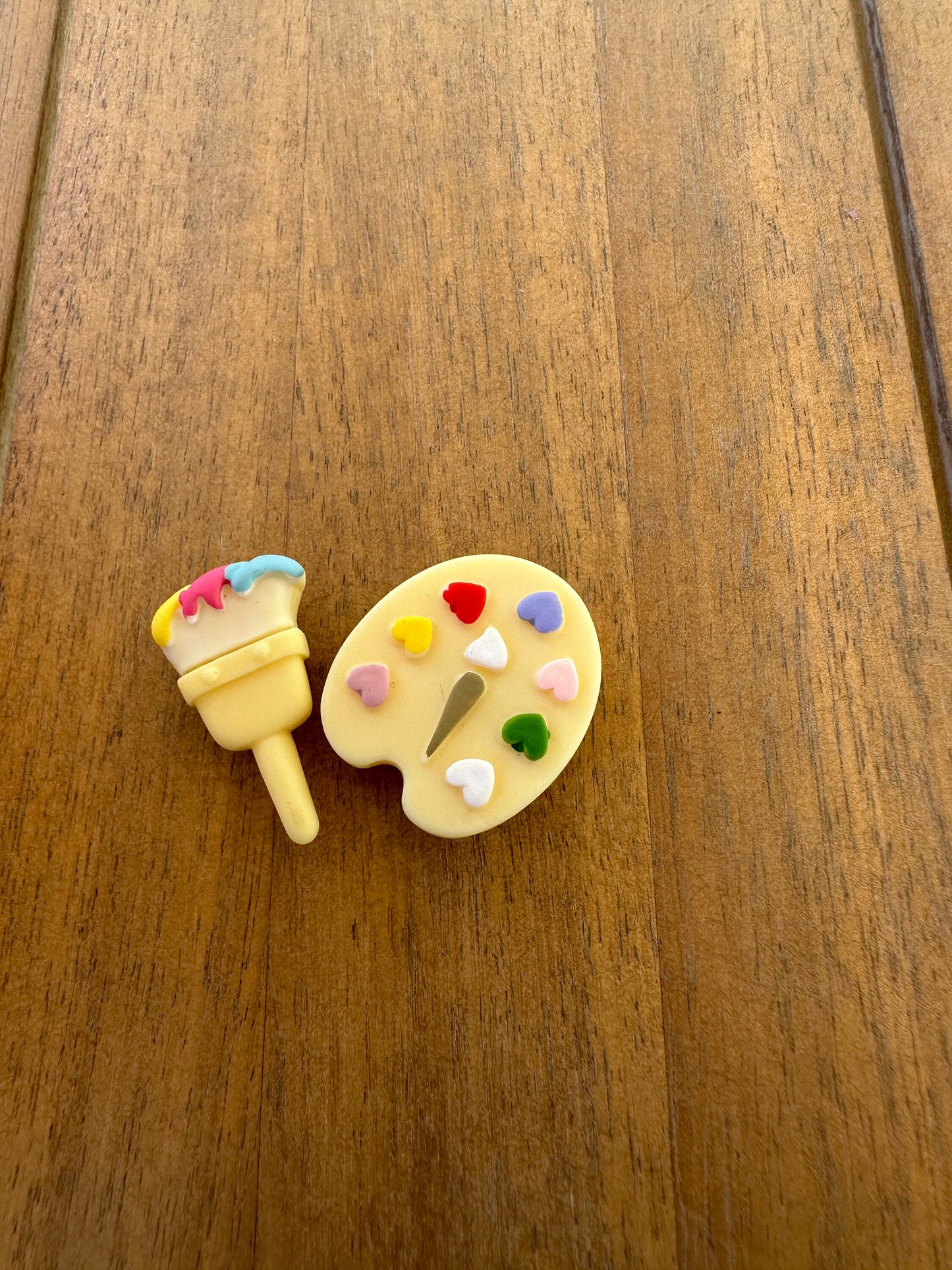 Paint Shoe Charms | Artist Charms | painting | Paint brush Charms | Unique | Gifts for artists | Paint palette | Colors | Artists clogs