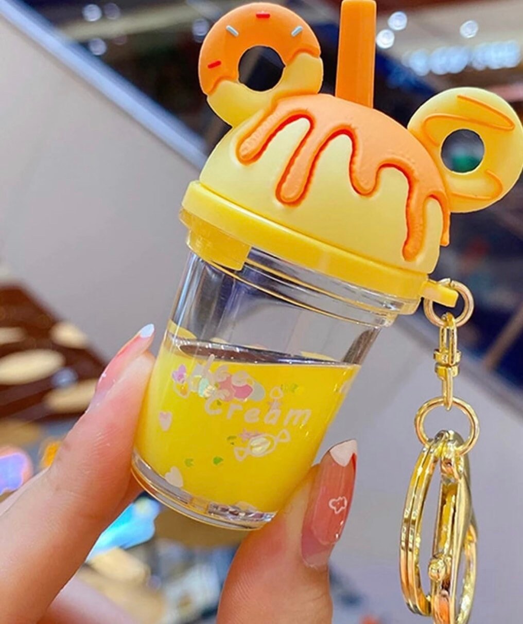 Mouse head / ears Milkshake key chain