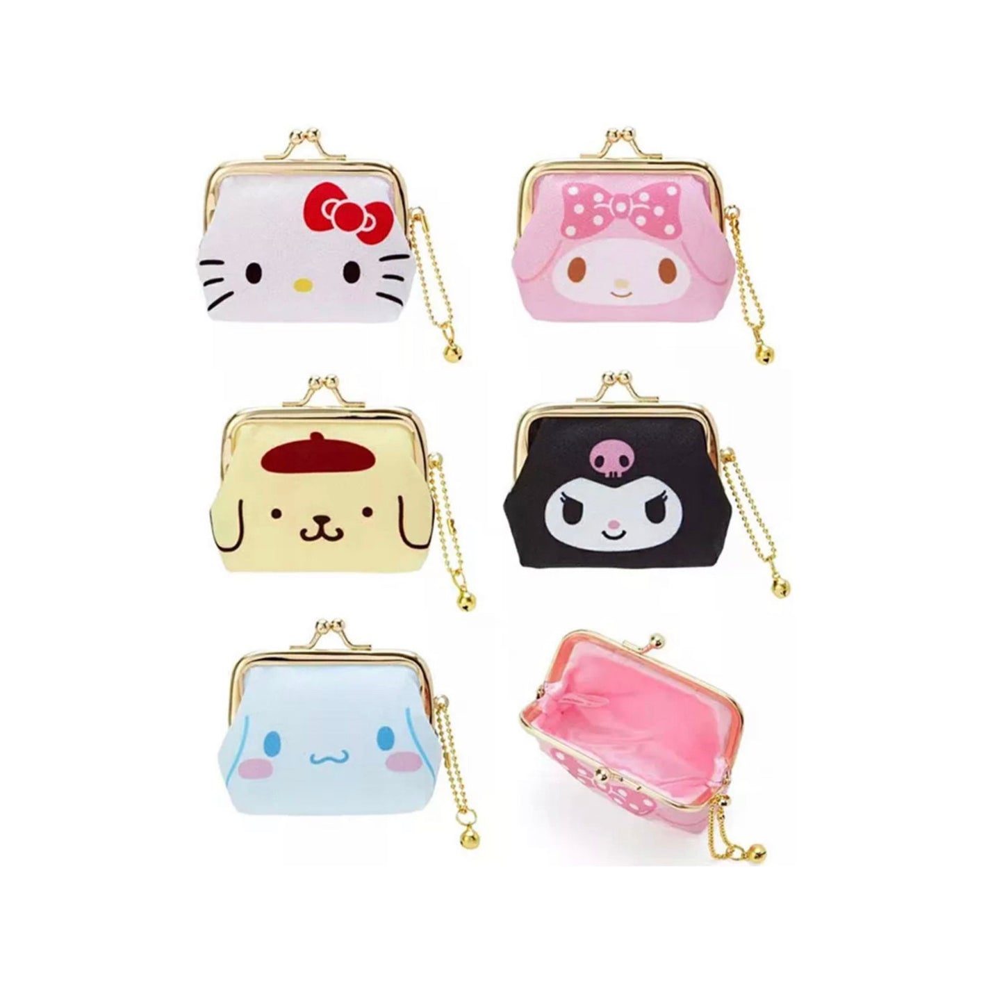 Kawaii Coin Pouches | cinamoroll | San | Melody | pompom | kuromi