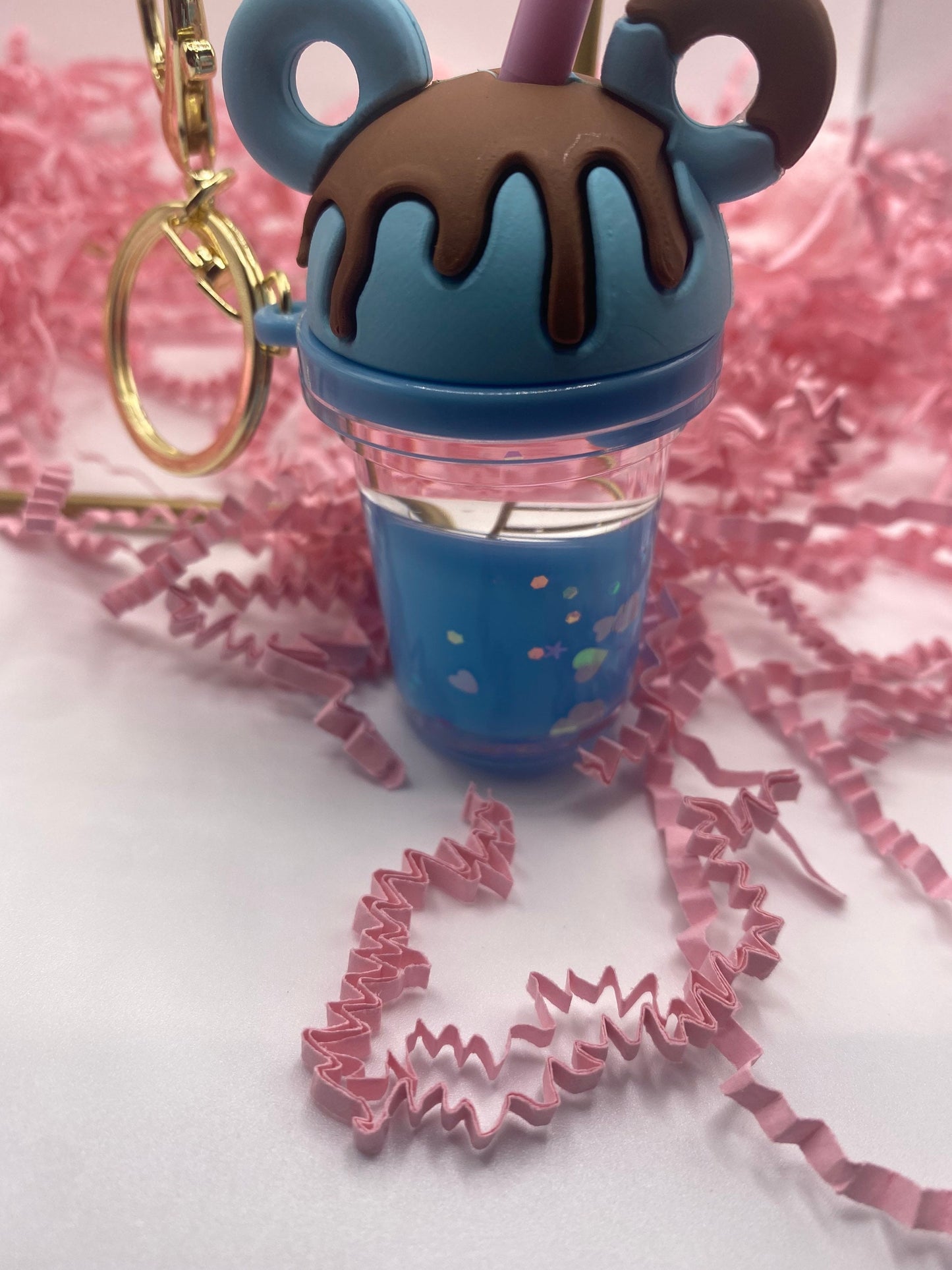Mouse head / ears Milkshake key chain