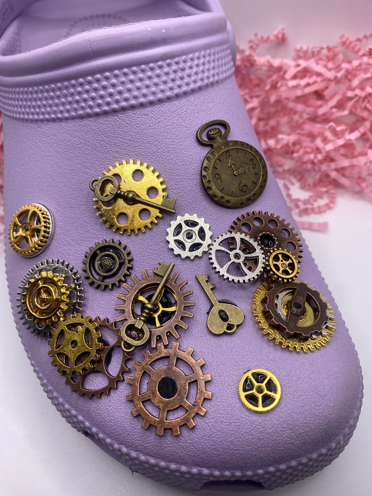 Steampunk | shoe charms | Punk | goth | Mechanical | Victorian | Steampunk Shoe charm |Metal | metal charm
