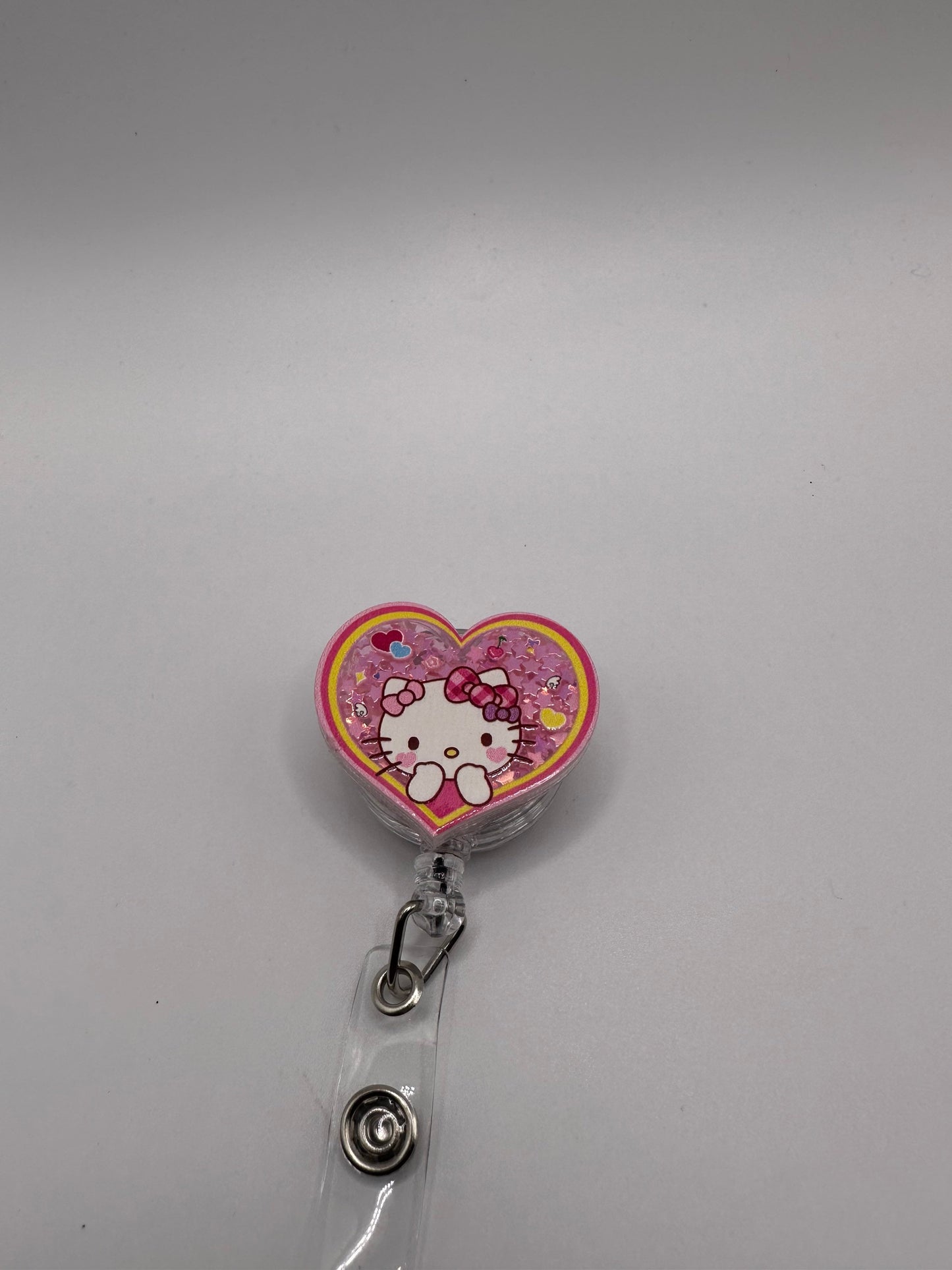 Kawaii |Heart Shaker | Badge reels! | Nurse | Student | ID | ID holder | badge pull | dental assistant | RN