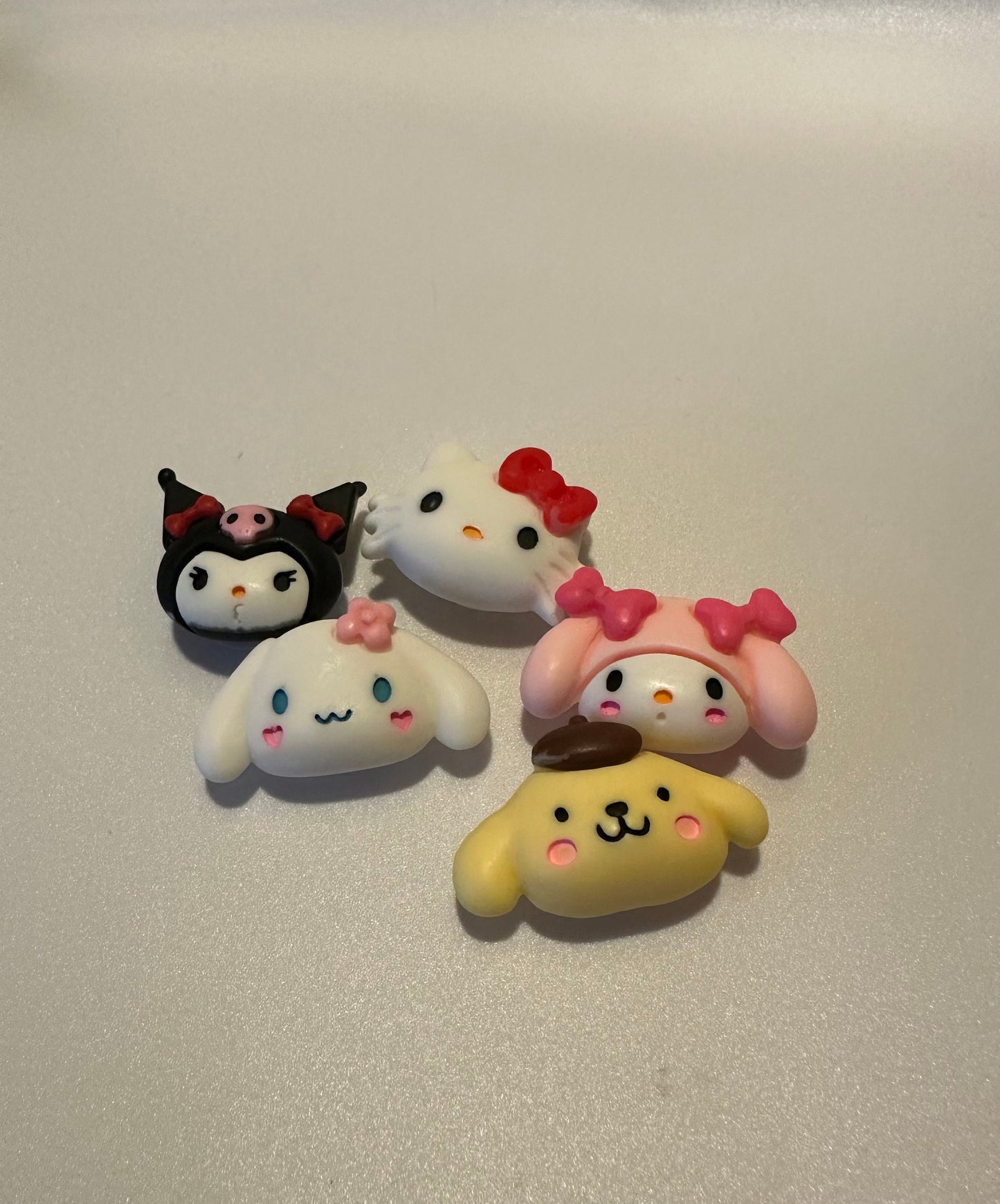 H kitty cinnmoroll my Melody Kuromi Pompompurin shoe charms