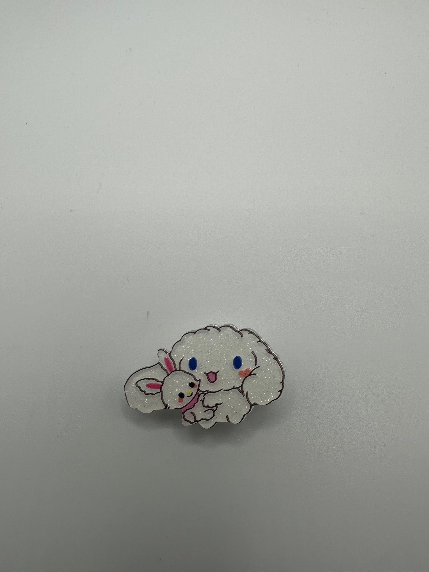 Shoe Charms| H Kitty | Shoe pets | Glitter charms | Kawaii| Glitter and Acrylic|