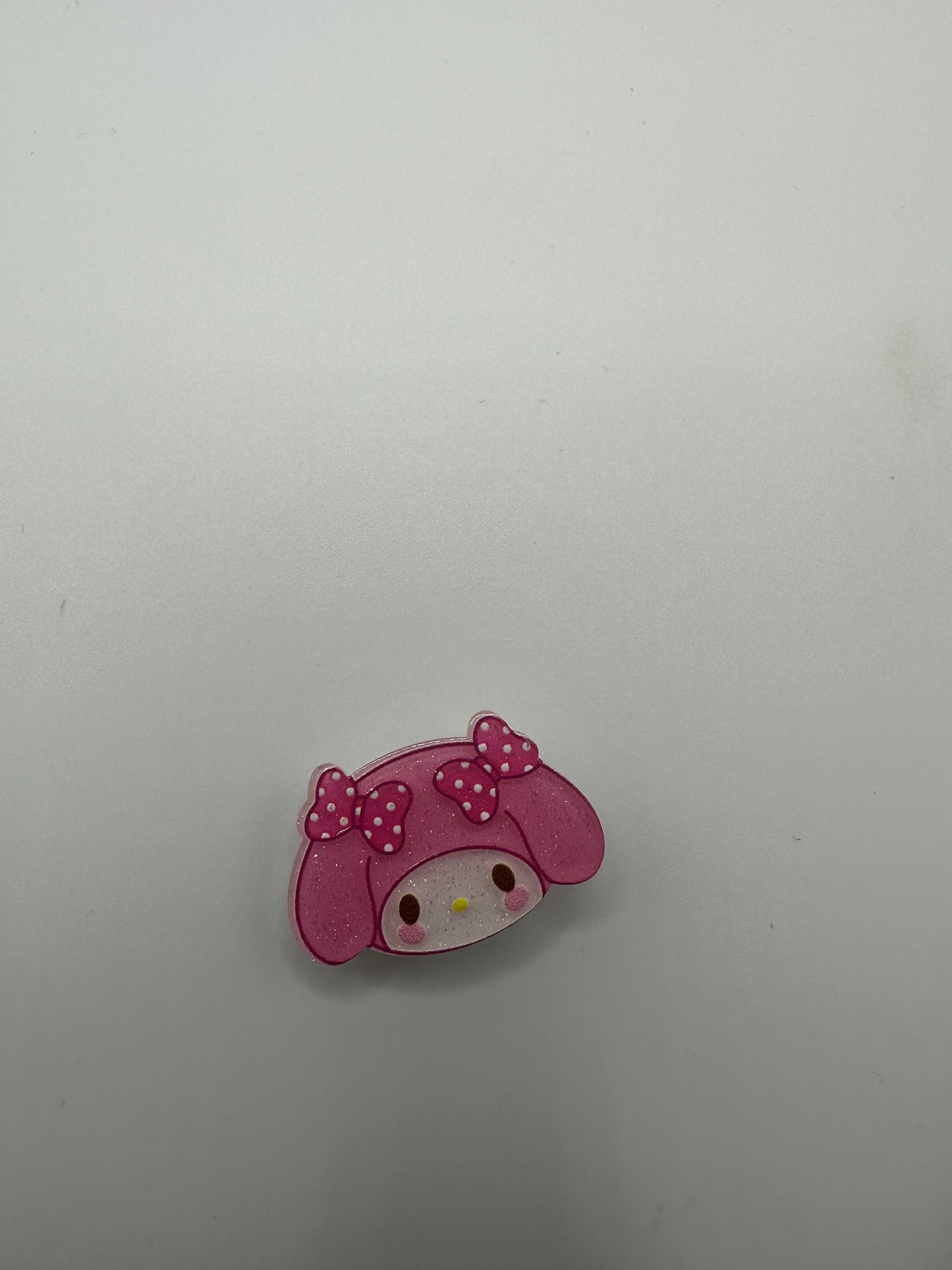 Shoe Charms| H Kitty | Shoe pets | Glitter charms | Kawaii| Glitter and Acrylic|