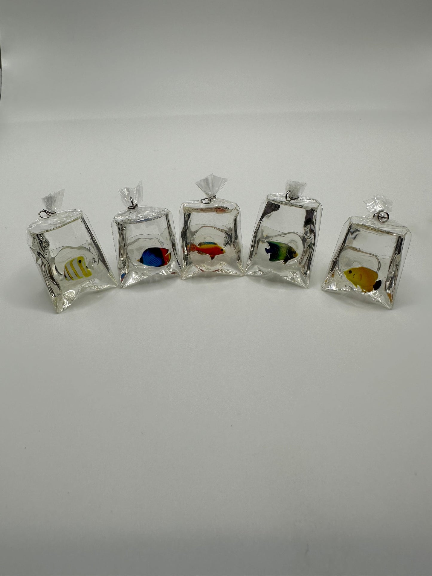 Bagged Fish Shoe Charms | aquarium | shoe charm | reef fish | coral reef | shoe pet