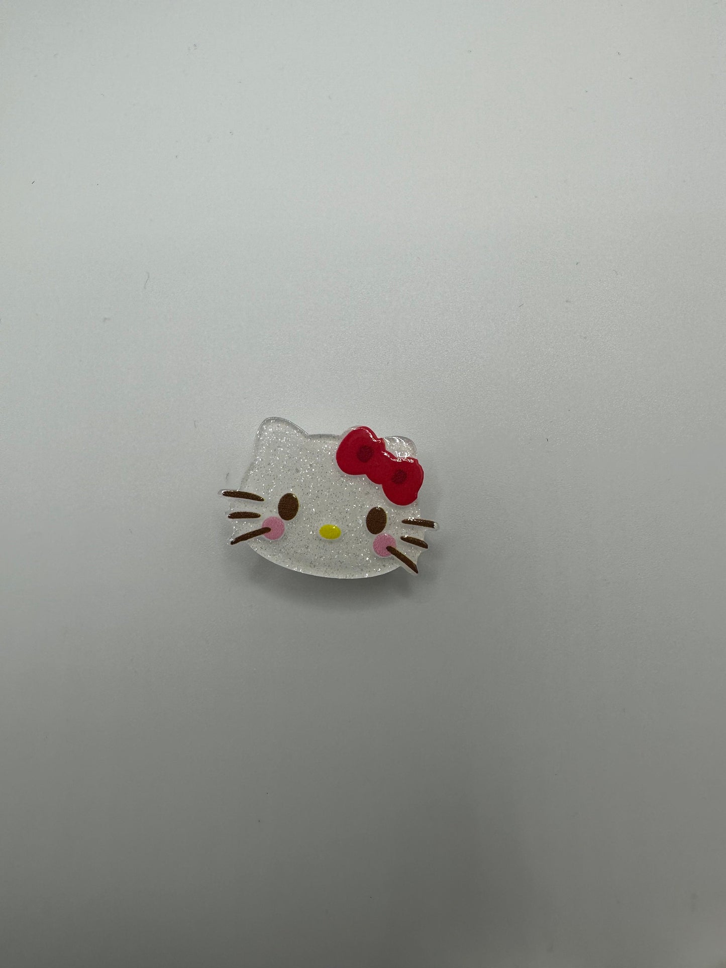 Shoe Charms| H Kitty | Shoe pets | Glitter charms | Kawaii| Glitter and Acrylic|