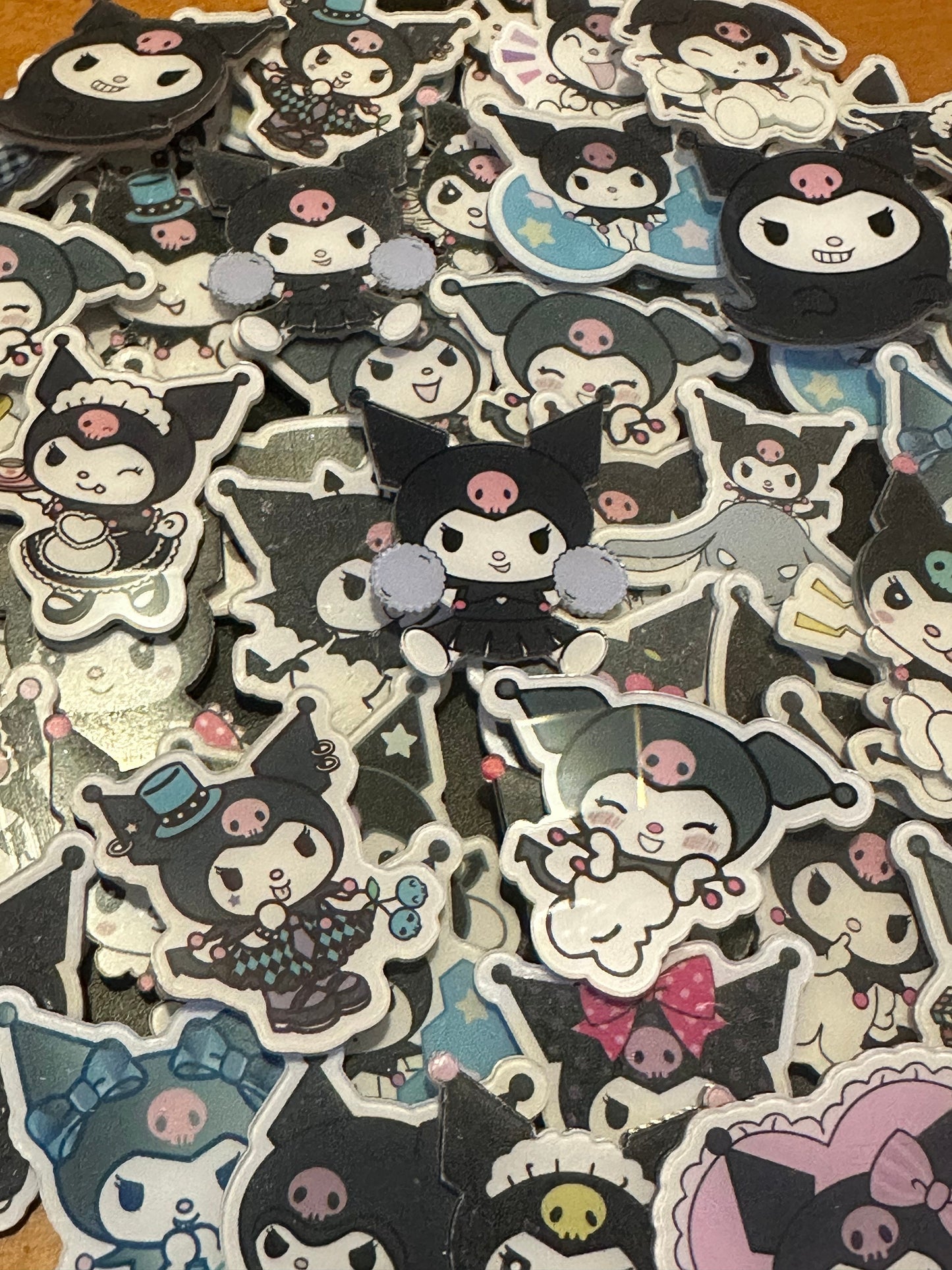 5 pcs |Shoe Charms | Kuro | Kawaii | Mystery | Random | Goth |
