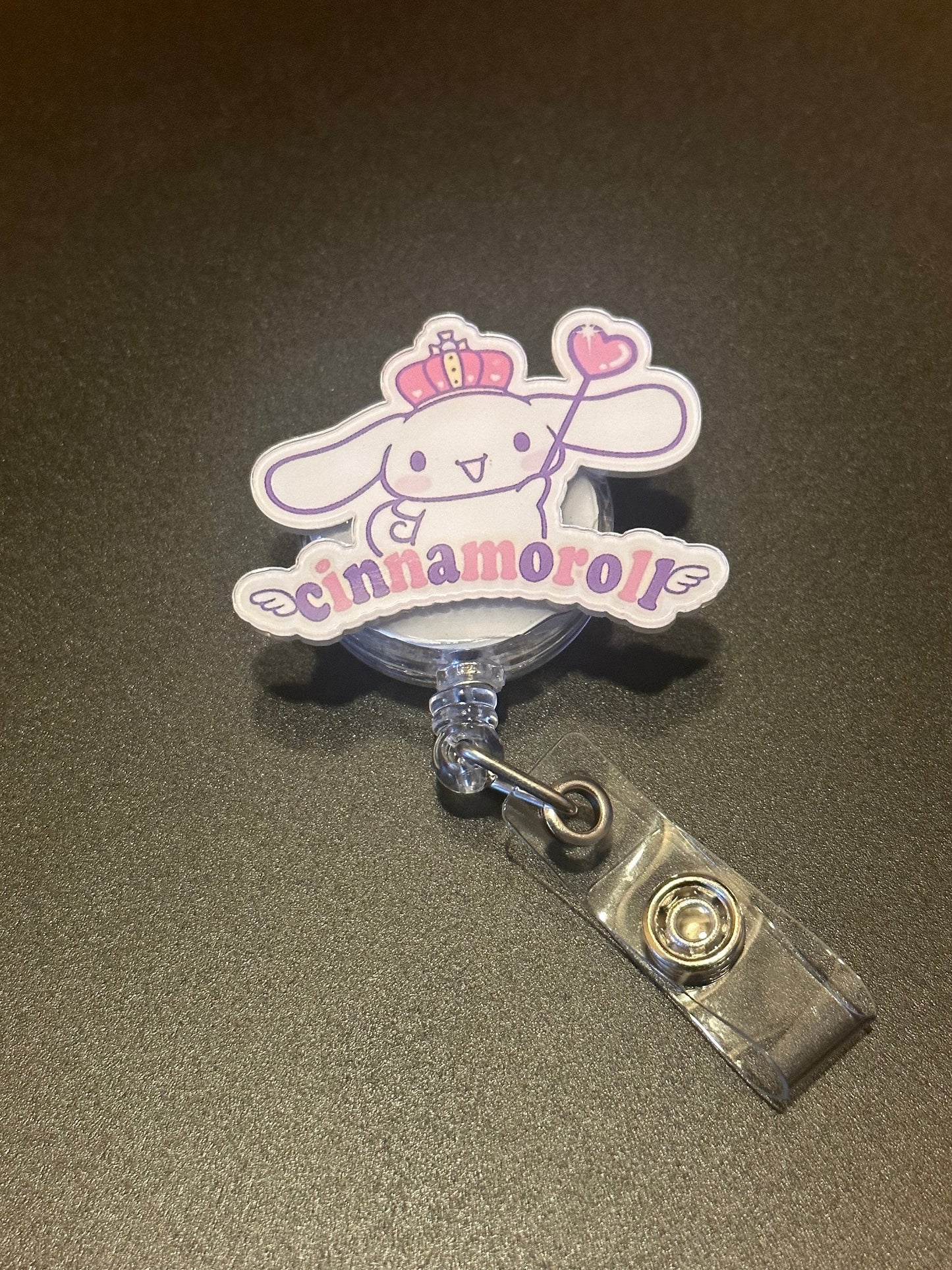 Badge Reel | Carabiner | Nurse | Cinnmoroll | Kawaii | Sanriod | Hkitty | Cute | Student | ID | Nurse | Id Holder |