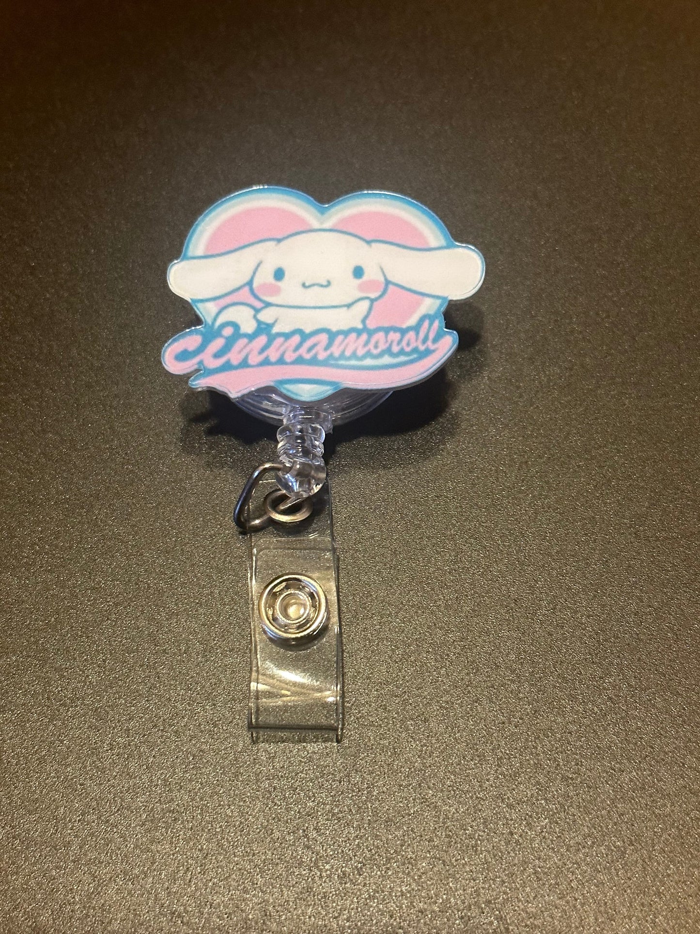 Badge Reel | Carabiner | Nurse | Cinnmoroll | Kawaii | Sanriod | Hkitty | Cute | Student | ID | Nurse | Id Holder |