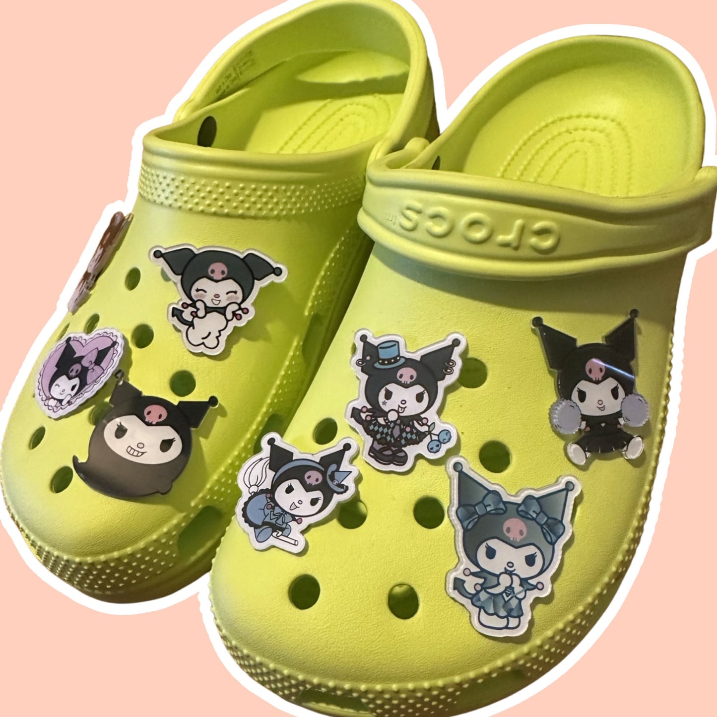 5 pcs |Shoe Charms | Kuro | Kawaii | Mystery | Random | Goth |