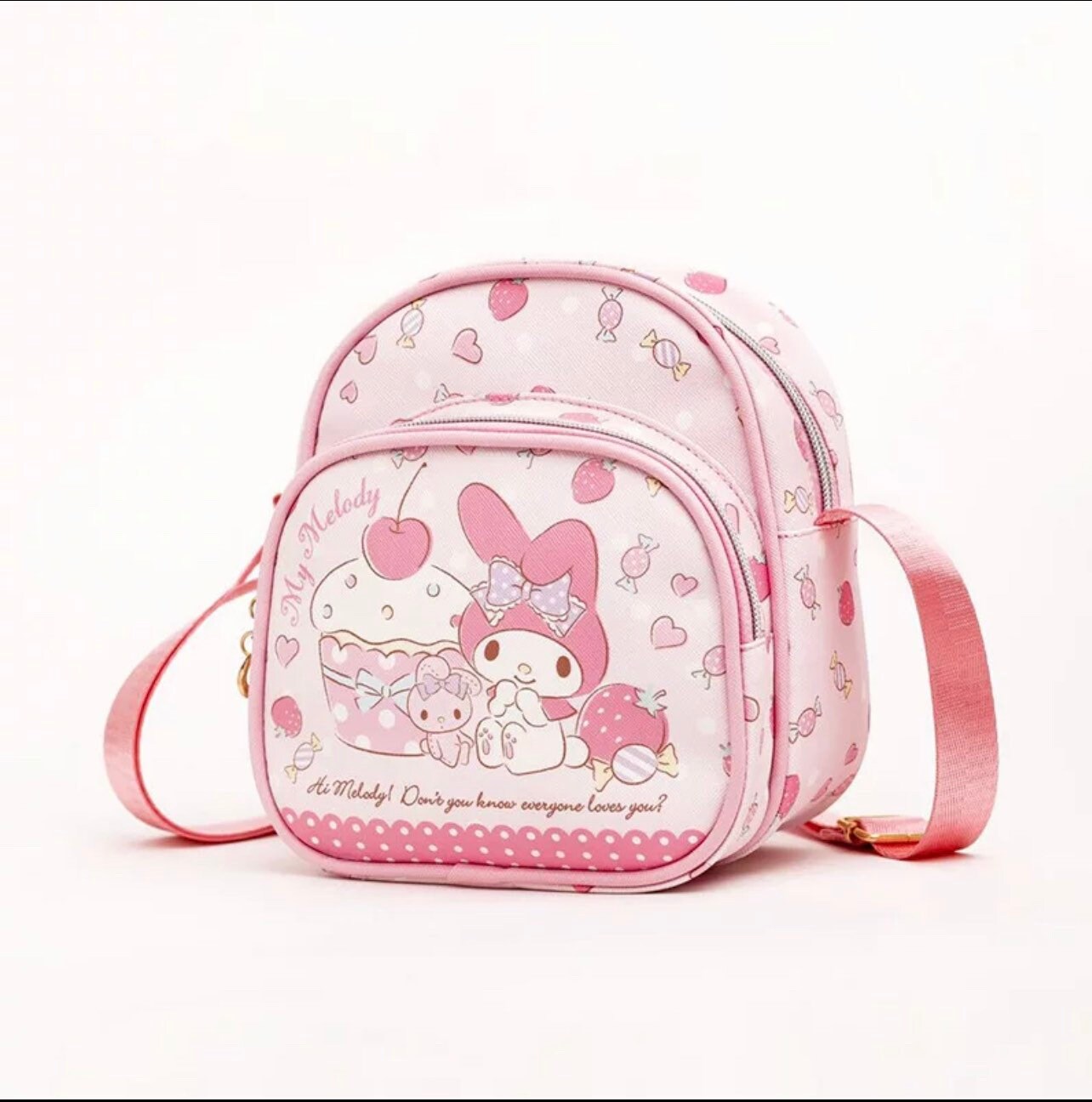 Kawaii | Pastel | Kuromi | H Kitty | Melody | Sanriod | Crossbody Bag | cute |