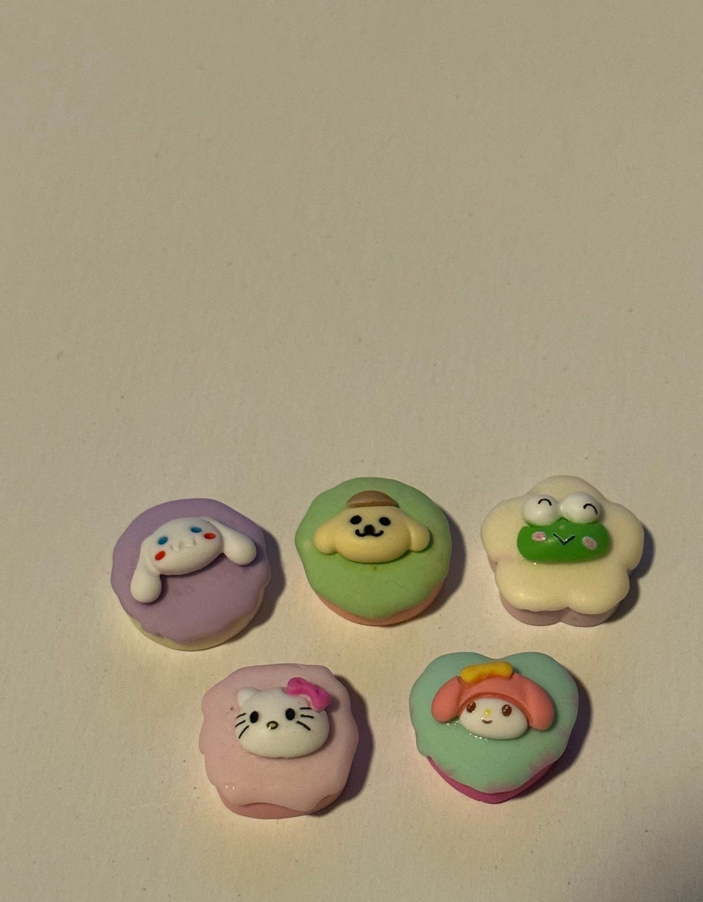Shoe Charms| H Kitty| Kawaii| Keroppi | Melody | Pompompurin | Cake charms|